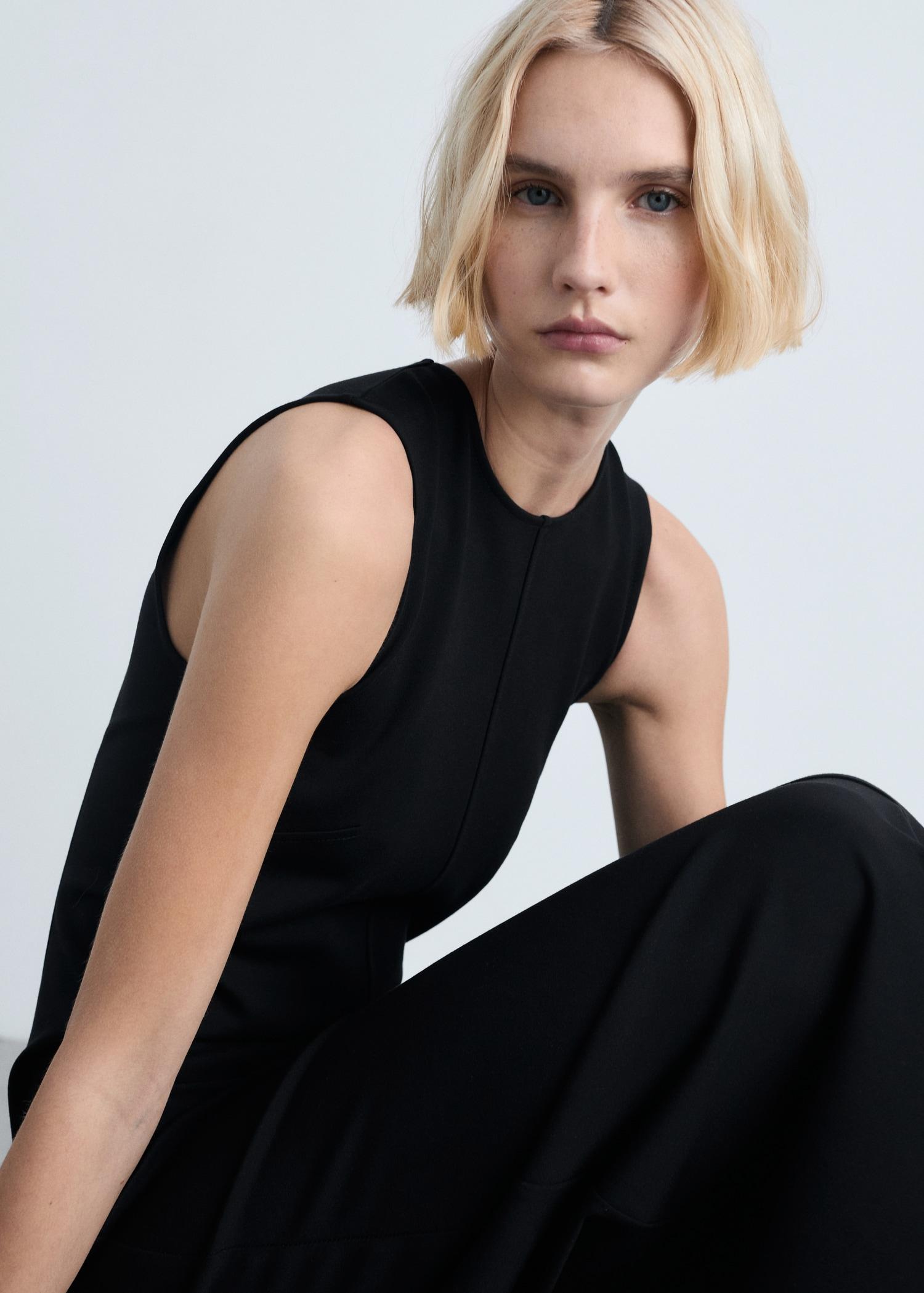 Flared midi-dress - Women | MANGO USA Product Image