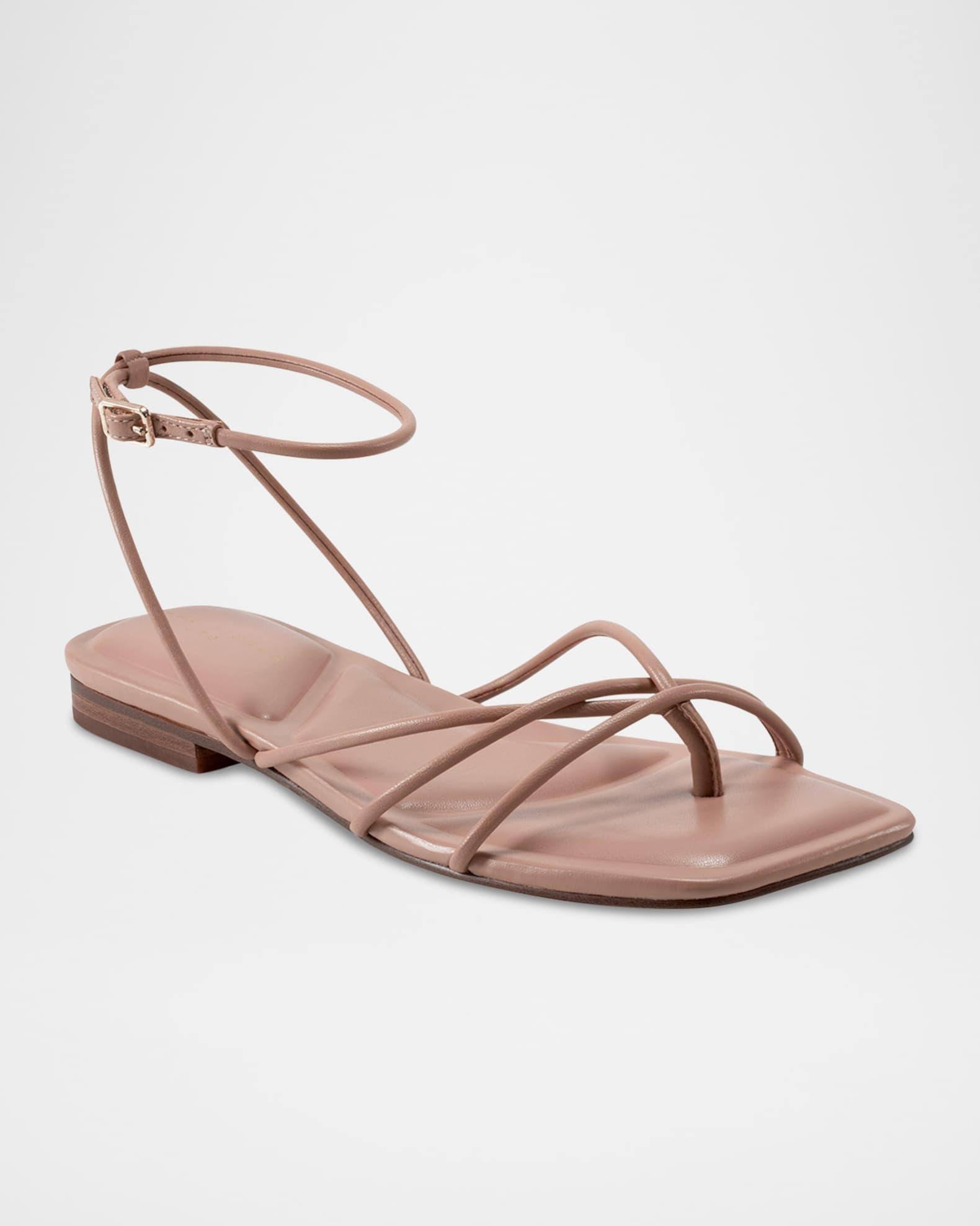 Mayte Strappy Tubular Ankle-Strap Sandals Product Image