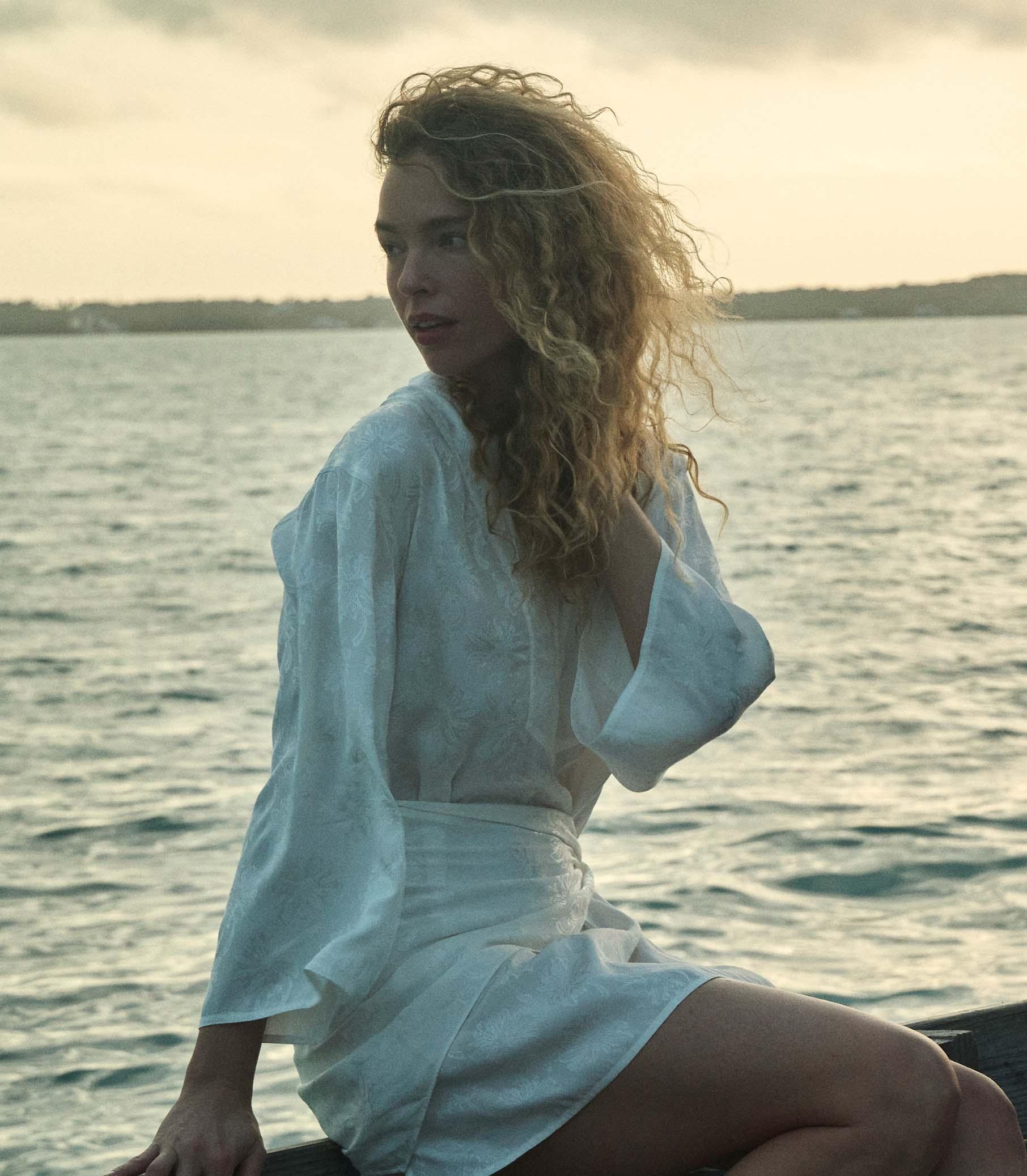 LEONA DRESS -- SALT MARGUERITE JOLIE Product Image