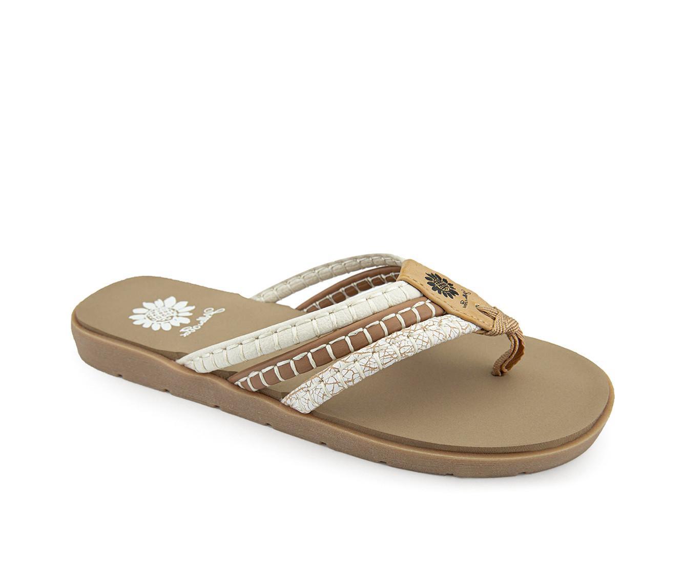 Women's Yellow Box Fitzen Flip-Flops Product Image