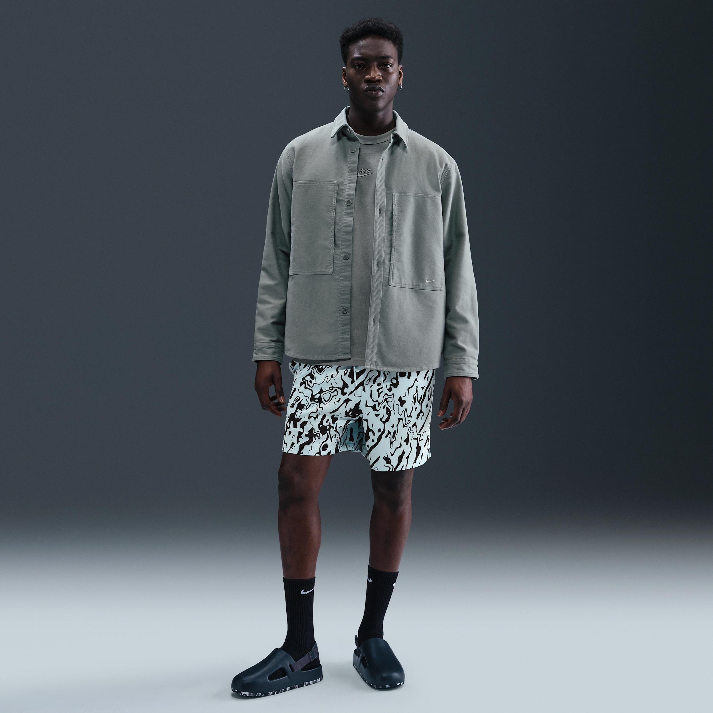 Mens Nike Sportswear Club Printed Mesh Shorts Product Image