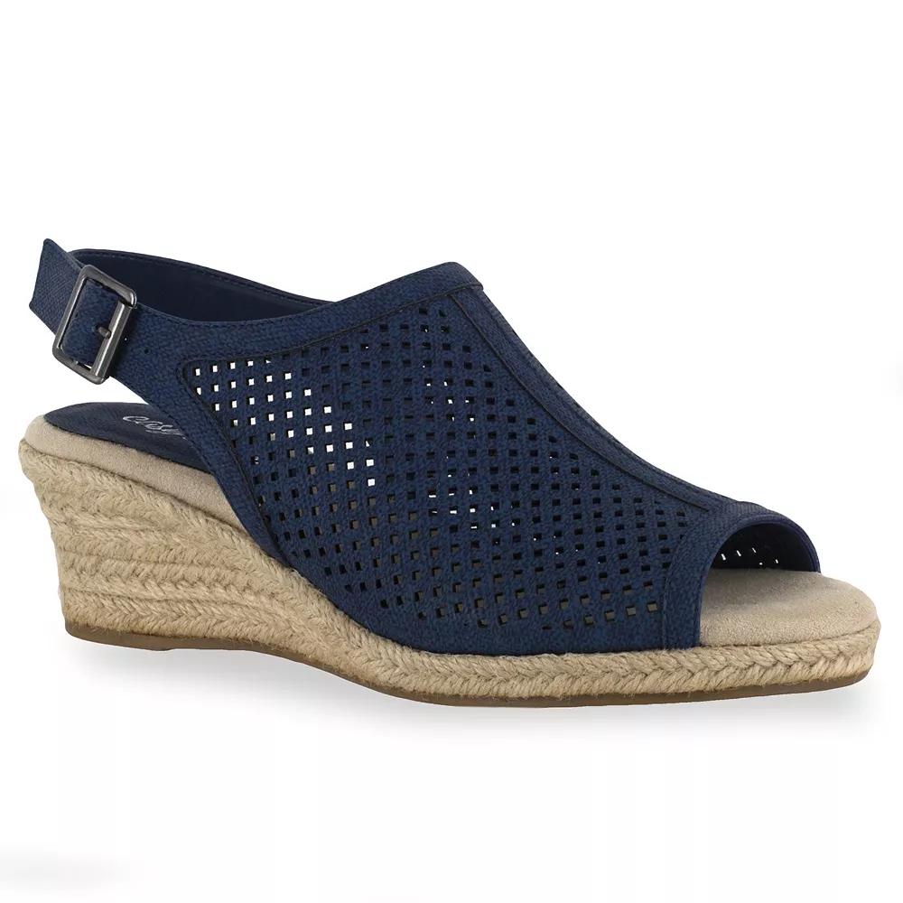 Easy Street Stacy Women's Espadrille Wedges,  Product Image