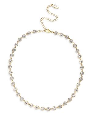 Ettika Bezel Choker Necklace in 18K Gold Plate, 12 Product Image