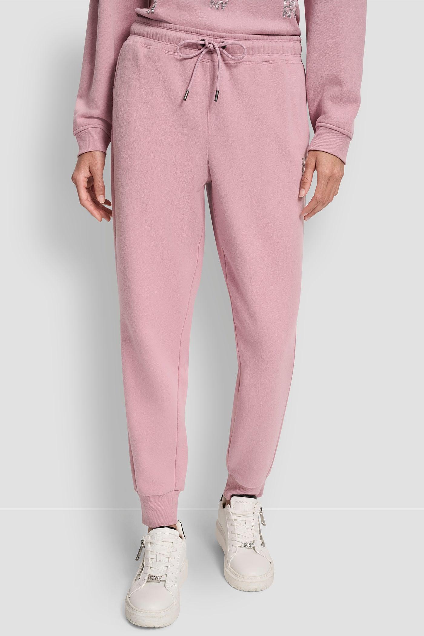 ALLOVER STACKED RHINESTONE LOGO JOGGER Product Image