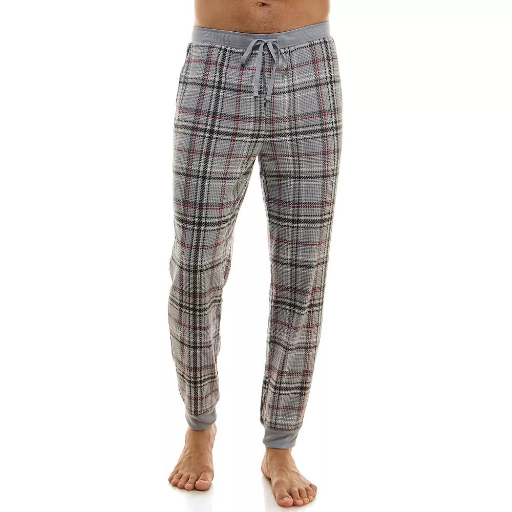 Men's Sonoma Goods For Life® Supersoft Waffle Banded Bottom Pajama Pants, Size: XXL, Dina Plaid Product Image