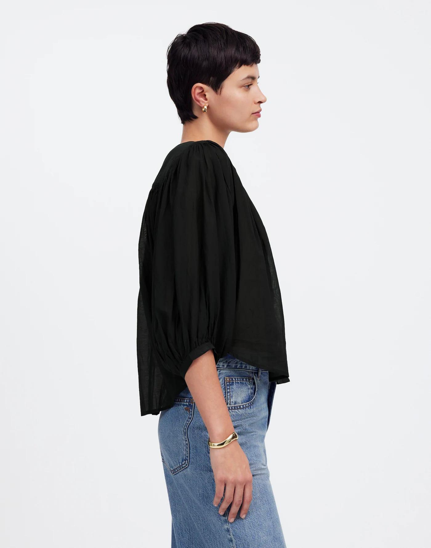 Balloon-Sleeve Top Product Image