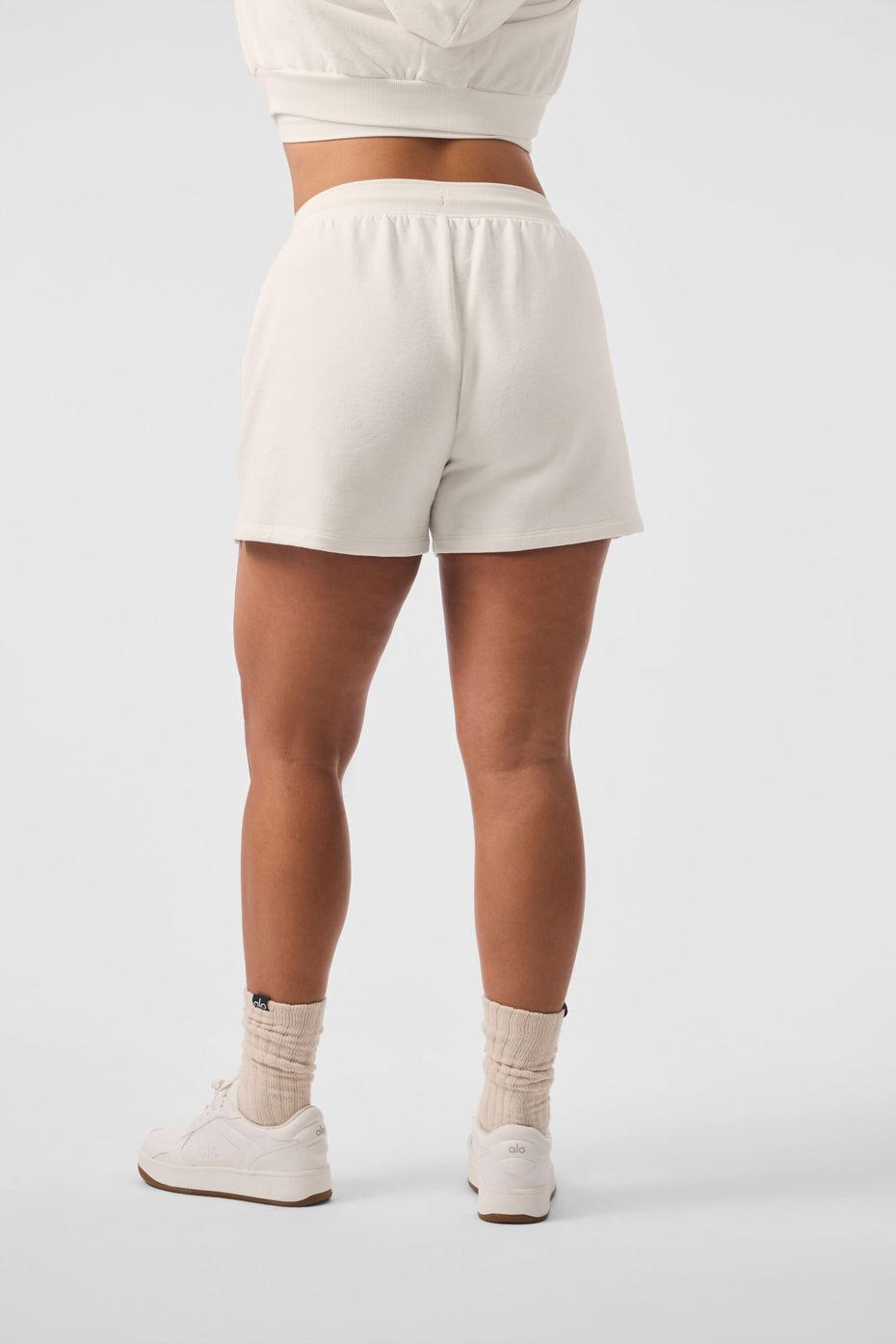 Low Key Sweat Short - Ivory Female Product Image