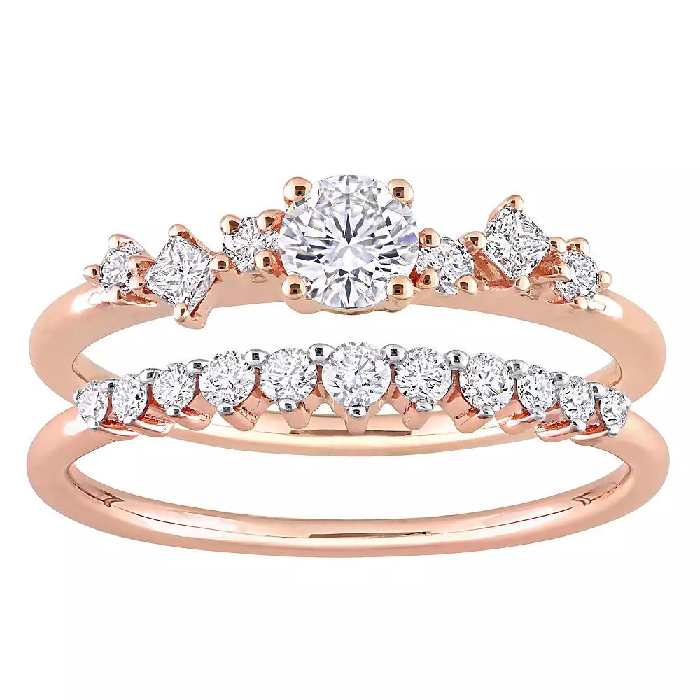 Stella Grace 14k Rose Gold 3/4 Carat T.W. Diamond Bridal Ring Set, Women's, Size: 9 Product Image