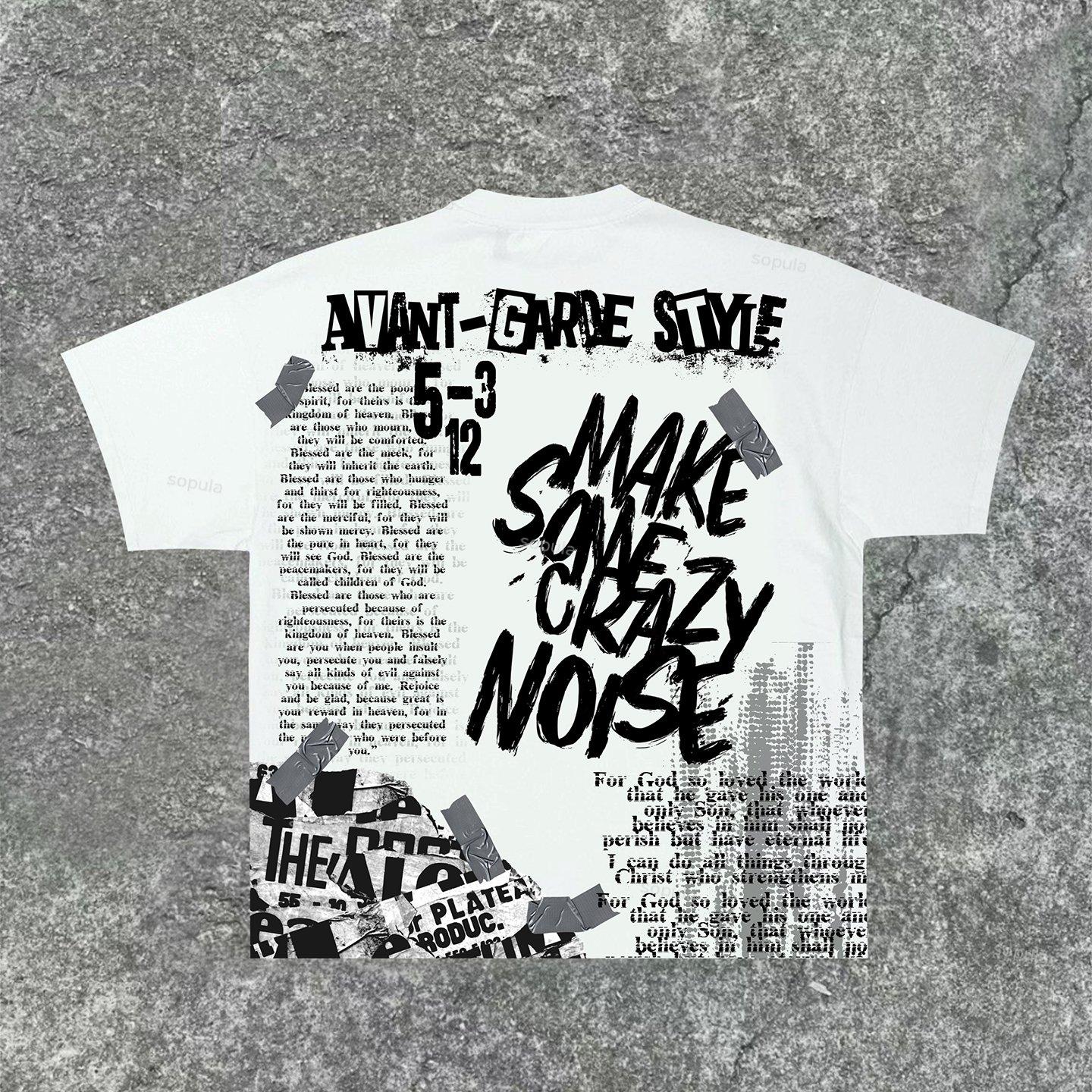 Men's Oversized Relaxed Graphic Vintage Washed Zip-Up Hoodie Product Image