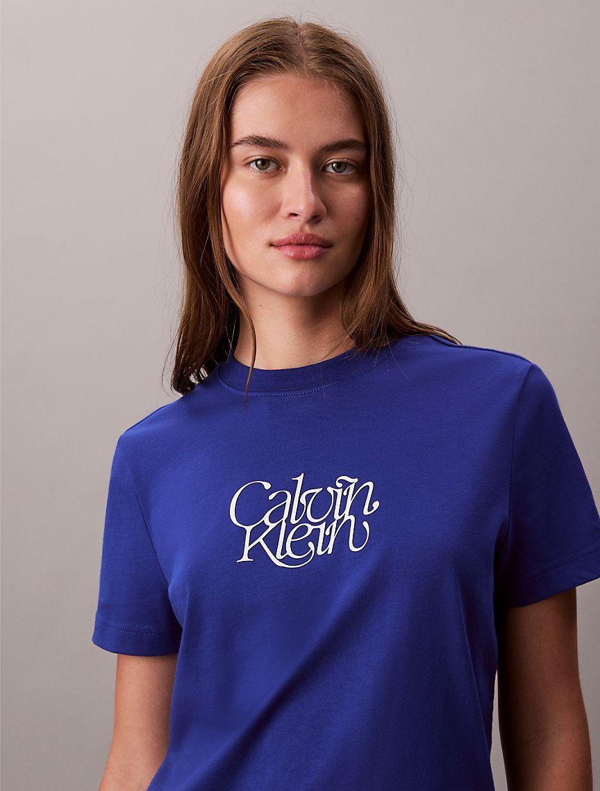 Script Logo Graphic Slim T-Shirt Product Image