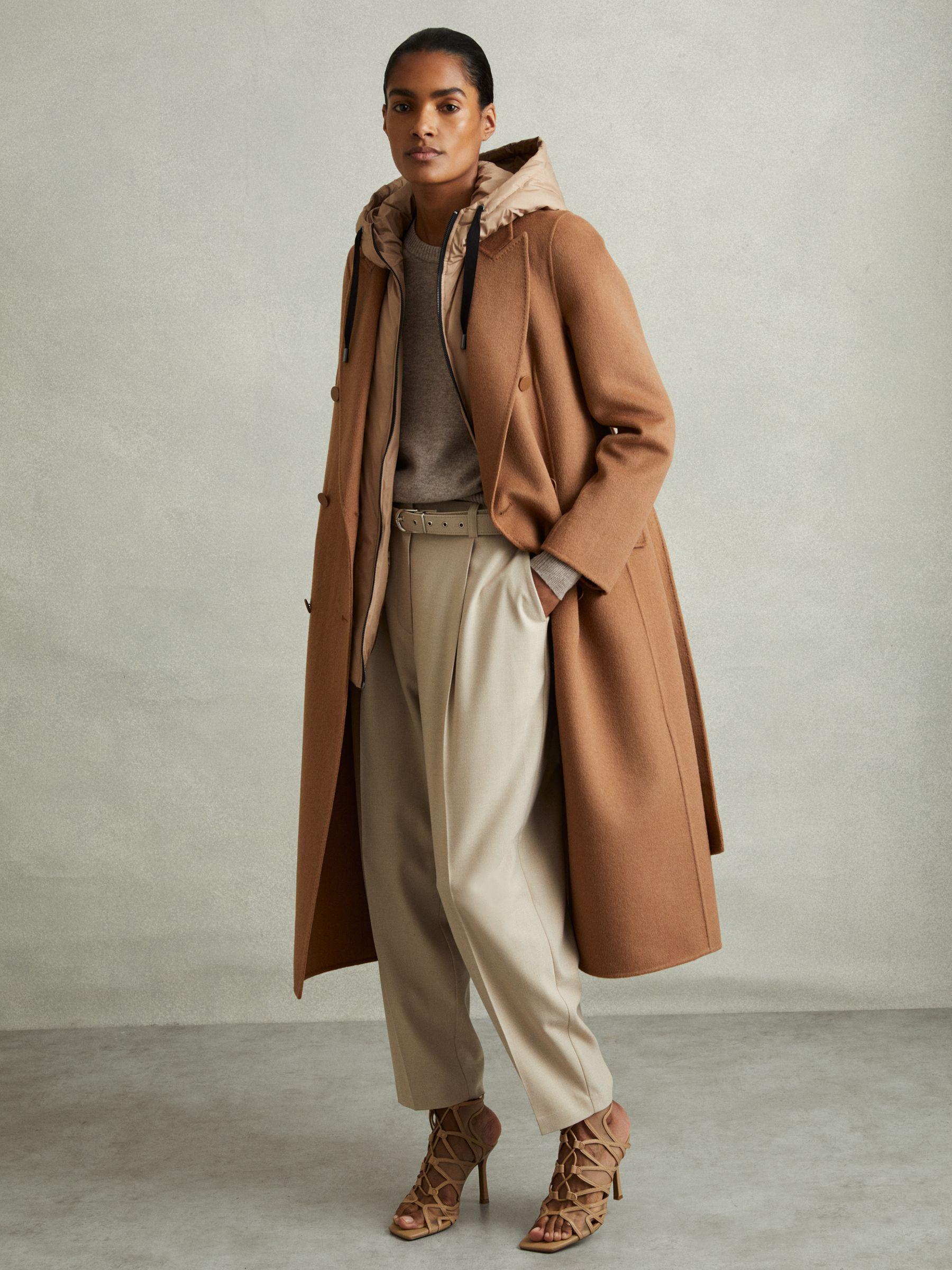 Petite Jersey Twist-Detail Midi Dress in Grey Product Image