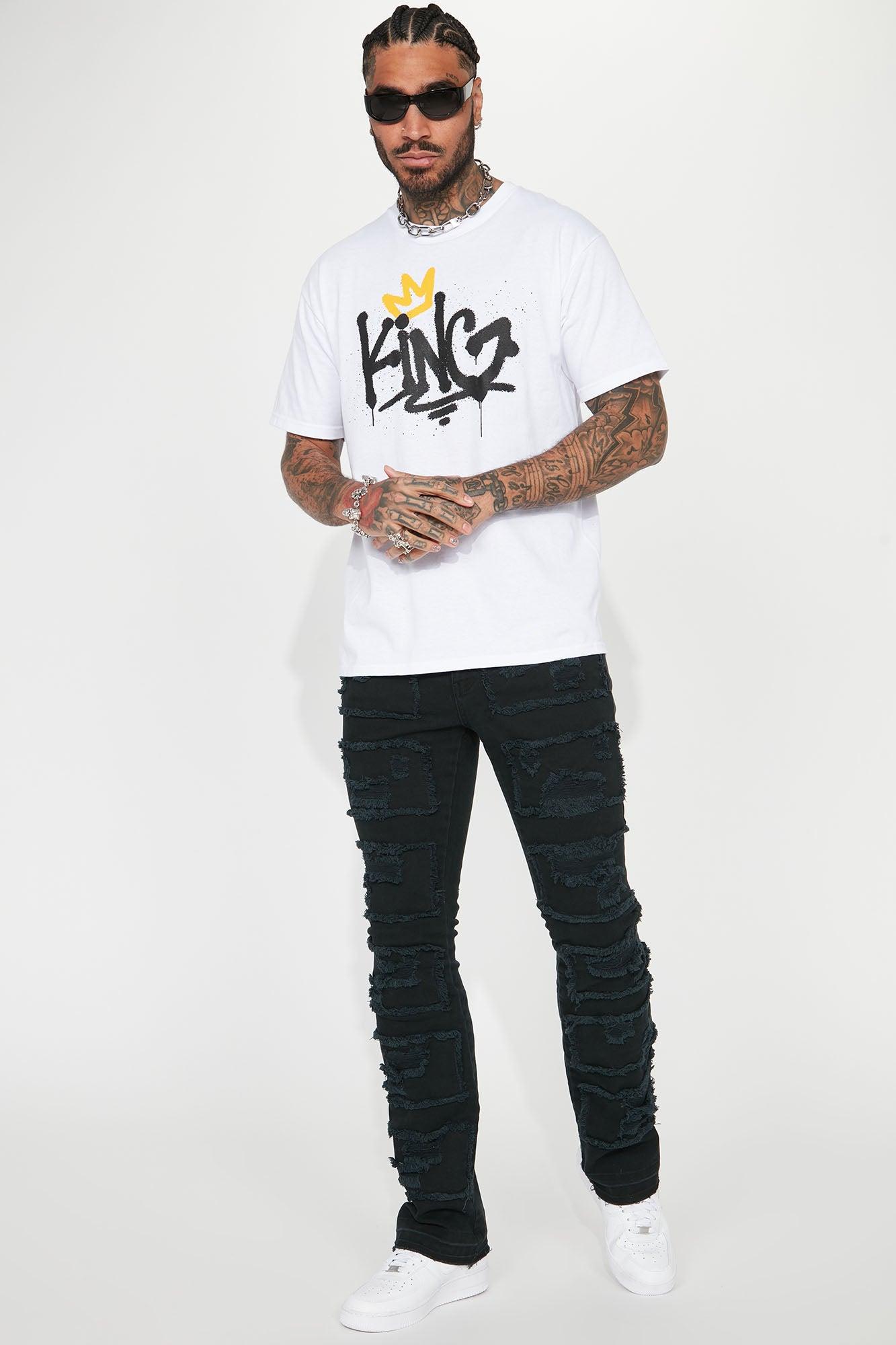 Drip King Short Sleeve Tee - White Product Image