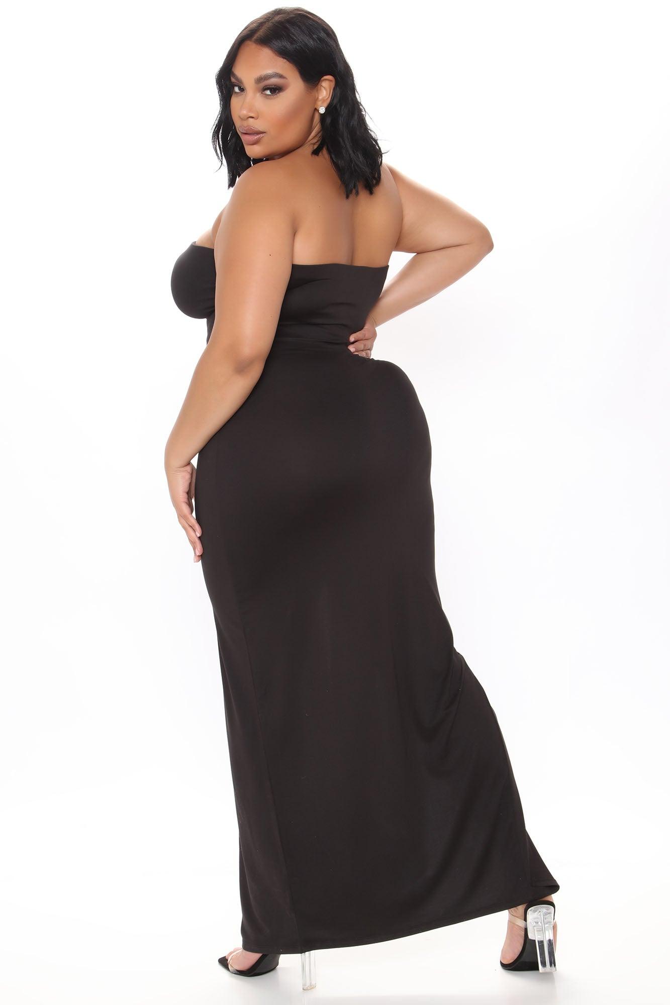 Rayna Tube Maxi Dress - Black Product Image