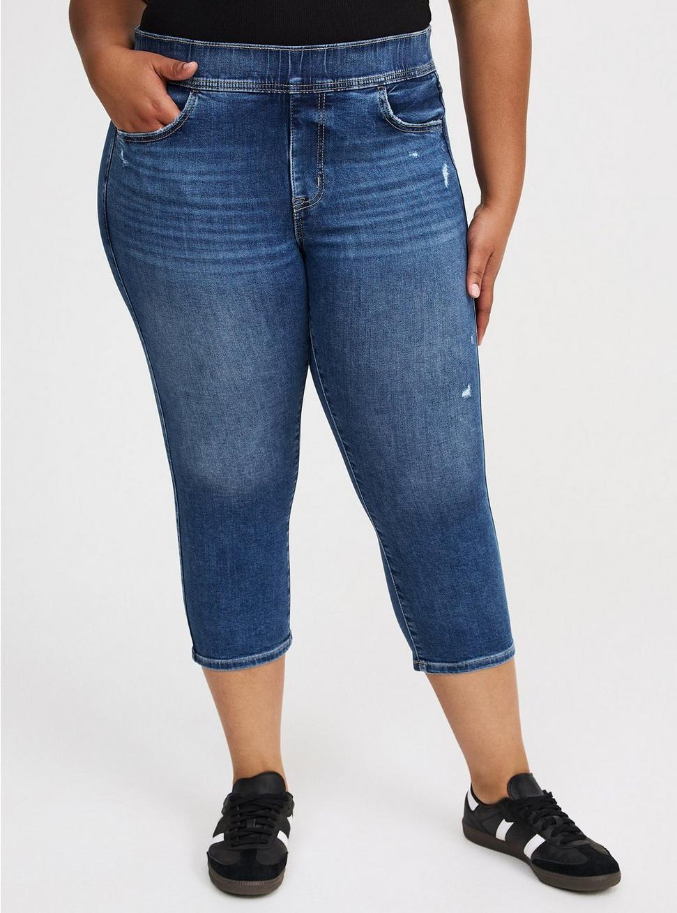 High-Rise Cropped Skinny Lean Jean Product Image