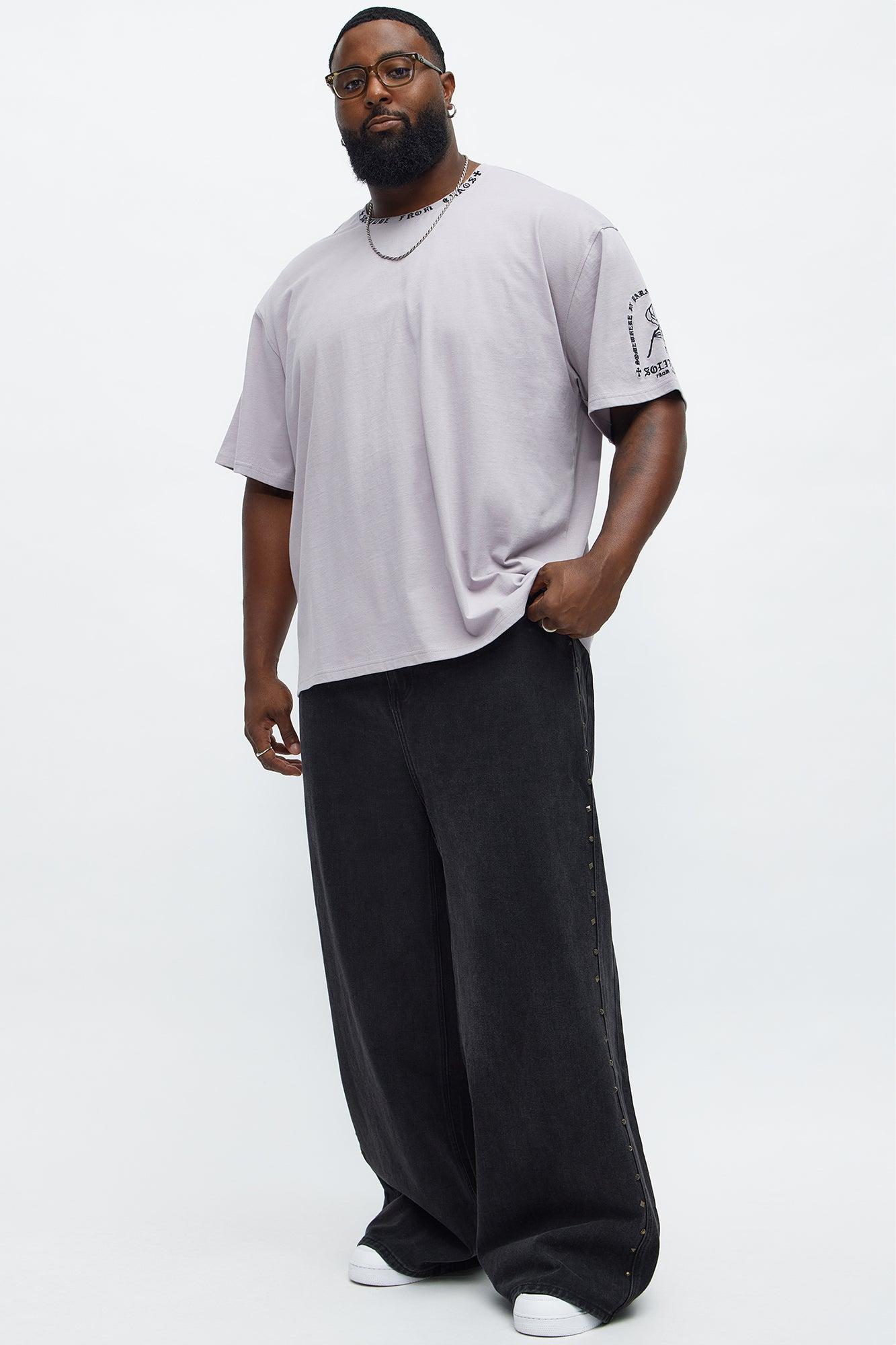 Short Sleeve Solitude From Chaos Tee - Dark Grey Male Product Image