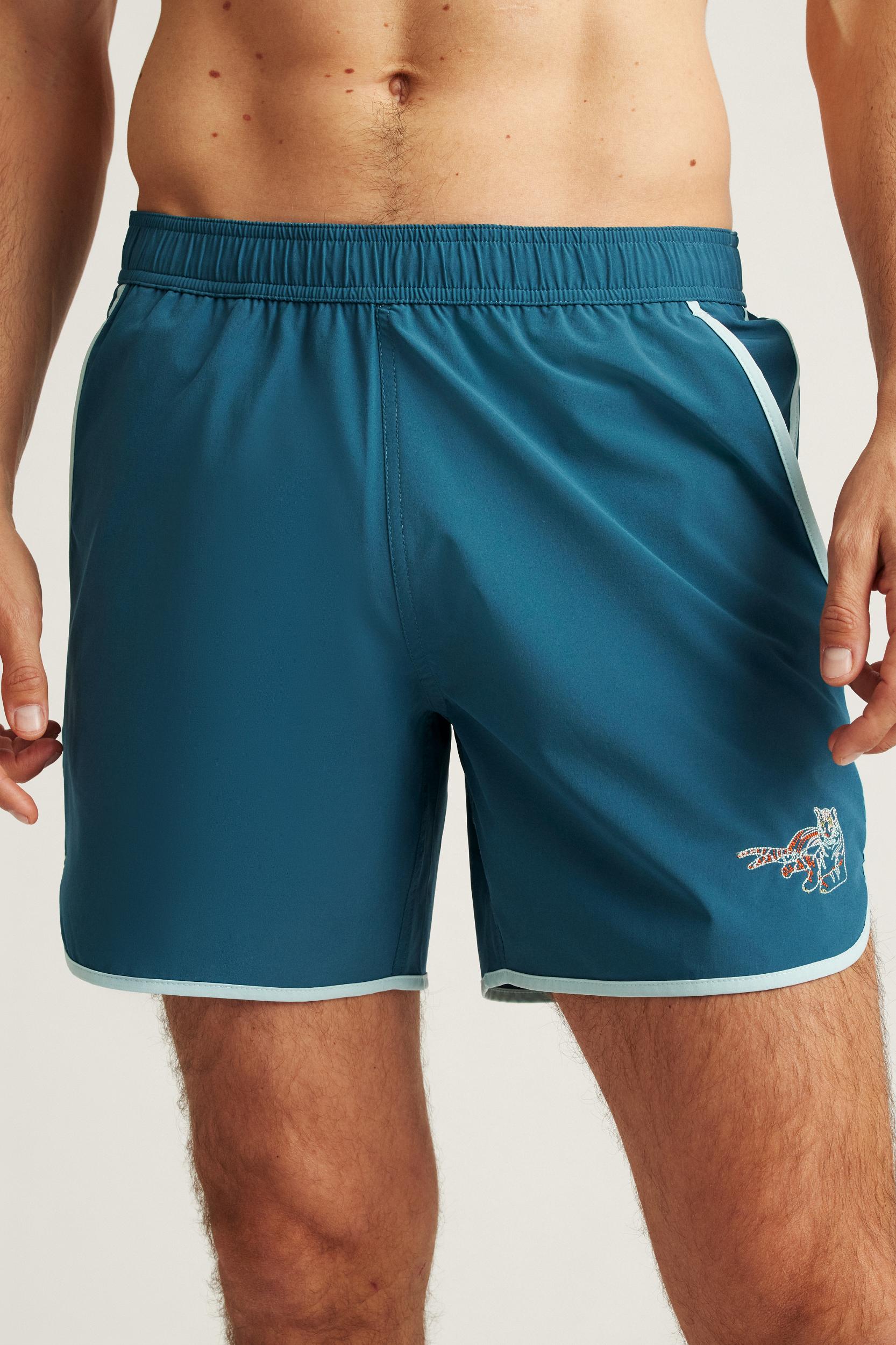 Throwback Swim Trunks Product Image