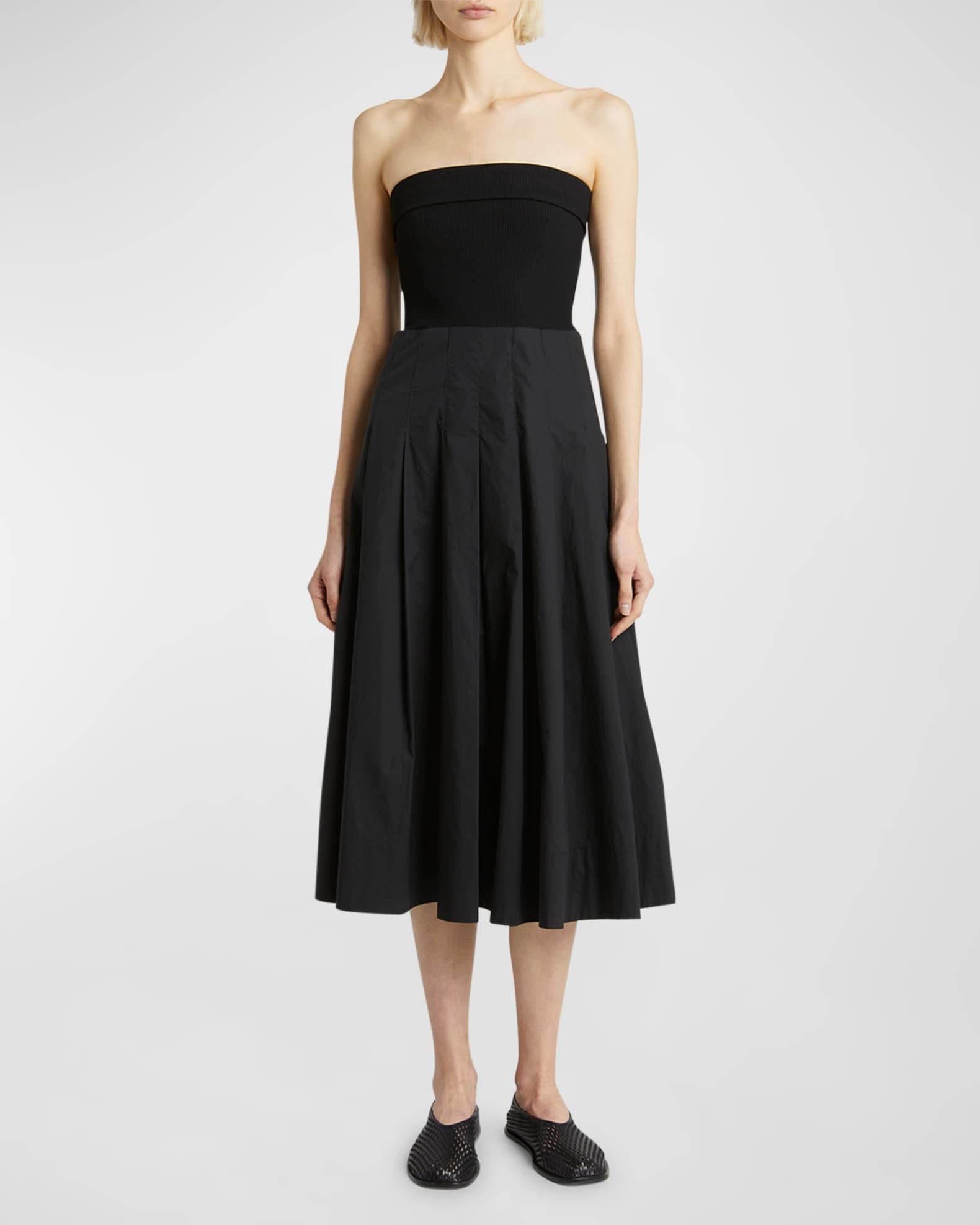 Warren Strapless Midi Dress Product Image