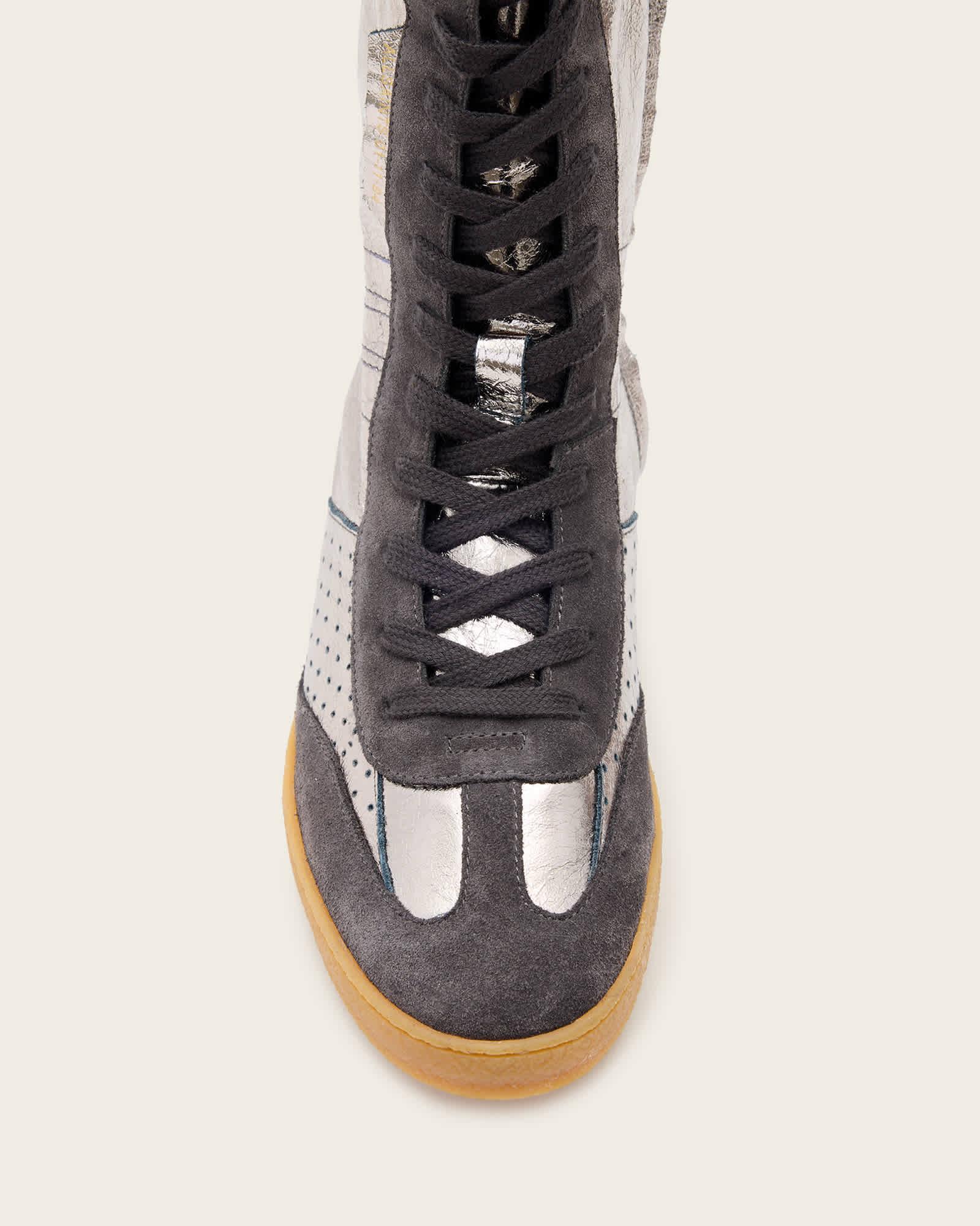 Lousie Leather High Top Sneakers Product Image