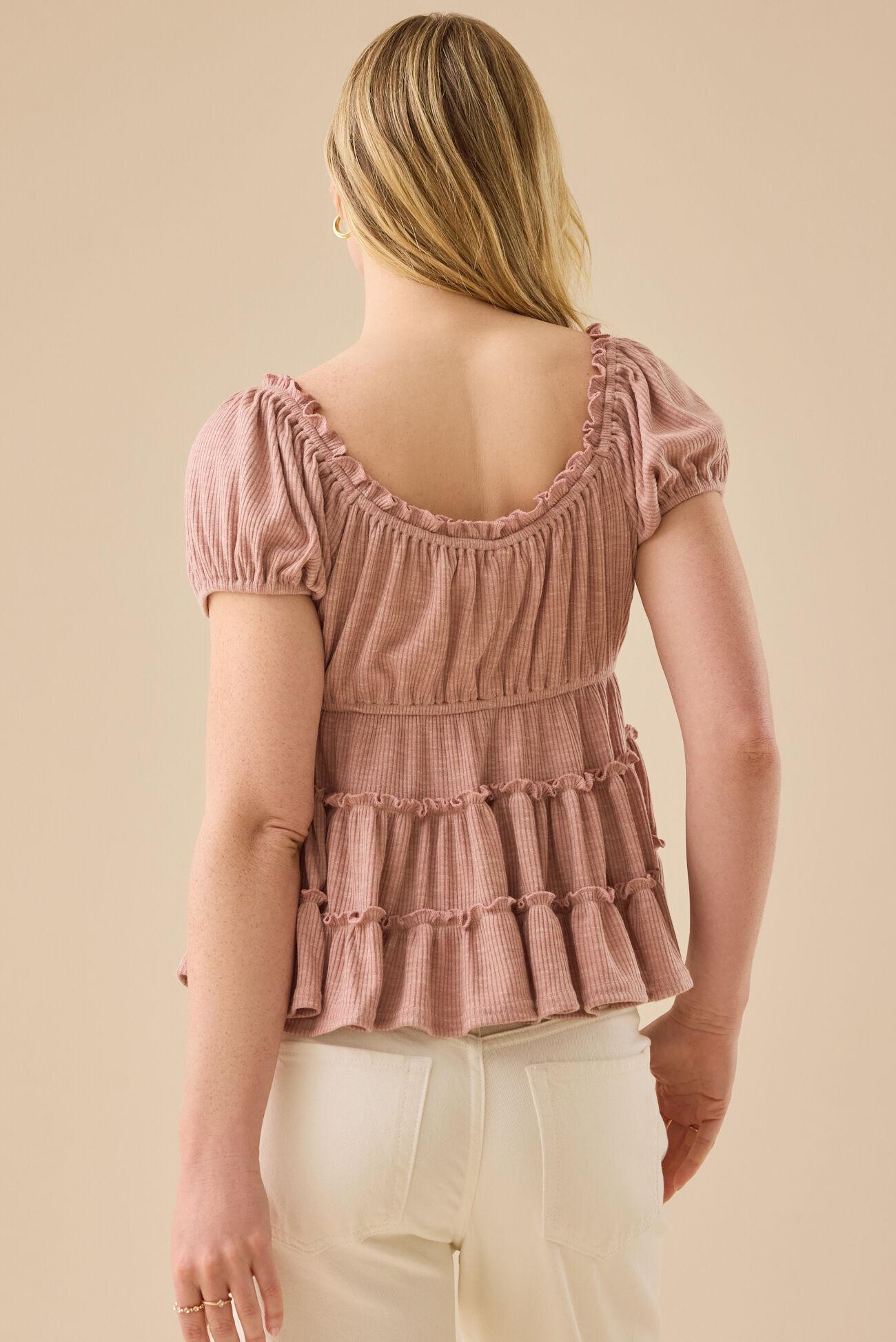 Nia Tiered Babydoll Top Product Image