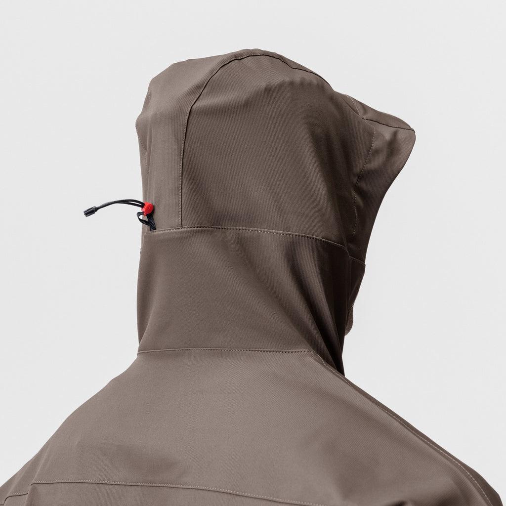 0874. Tech-Terry™ Zip Pocket Hoodie - Black/Black "Brush Wings/ASRV" Product Image