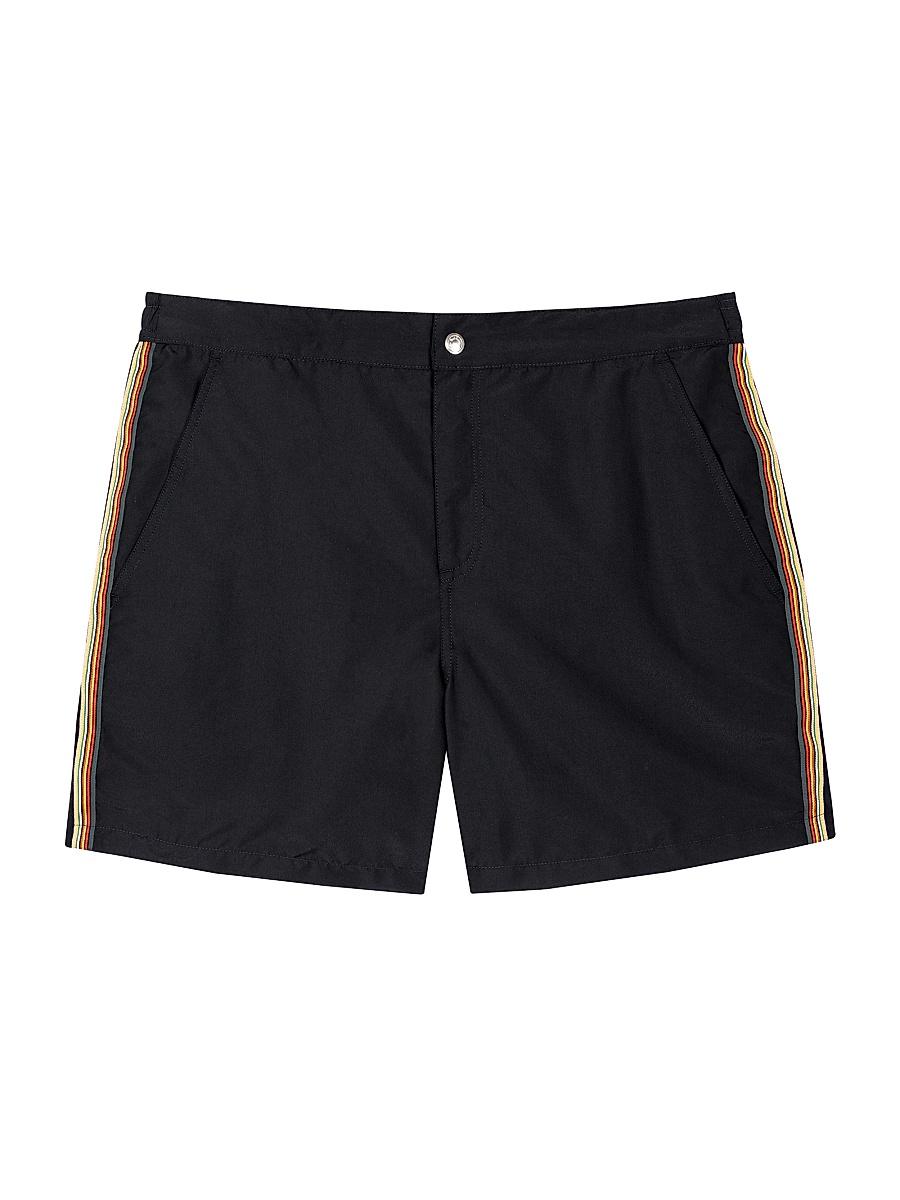 Mens Side Striped Swim Shorts Product Image