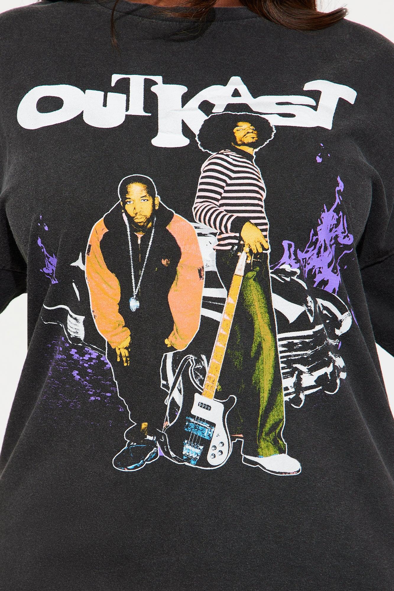 Outkast Washed Oversized Tee - Black Product Image