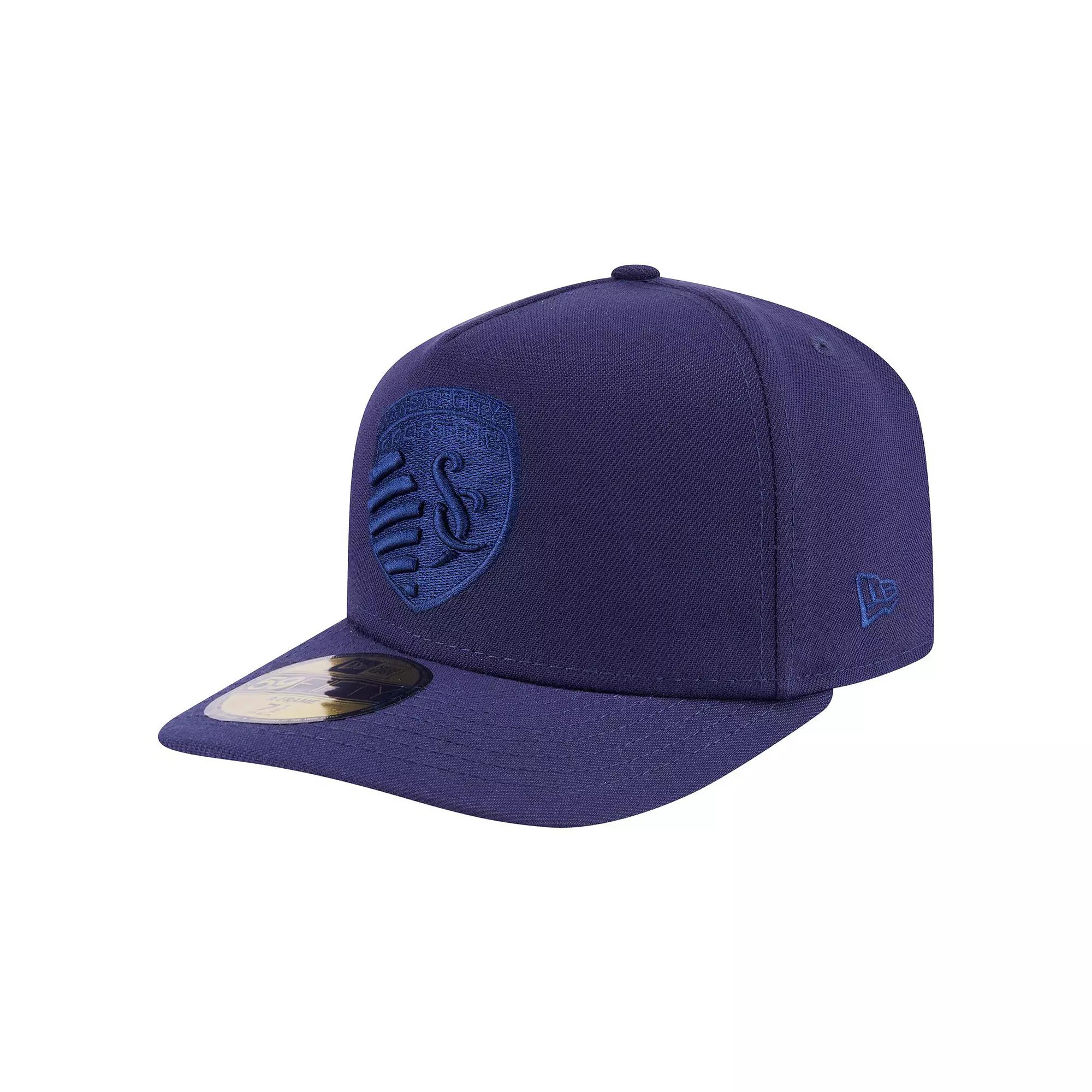 Men's New Era Navy Real Salt Lake Color Pack A-Frame 59FIFTY Fitted Hat,  Product Image