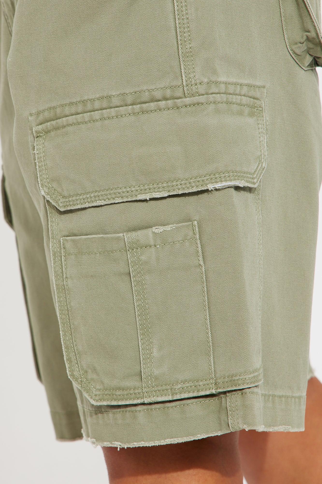 One Way Or The Other Bermuda Short - Olive Product Image