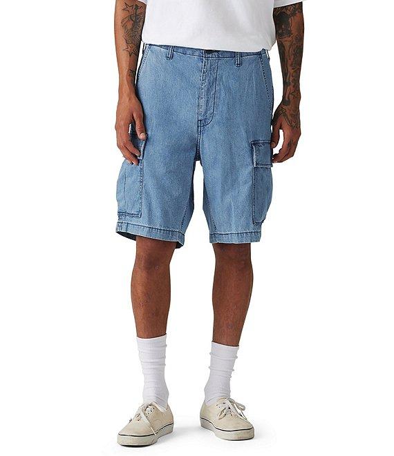 Levi's® Carrier Regular Fit 9.5#double; Inseam Denim Cargo Shorts Product Image