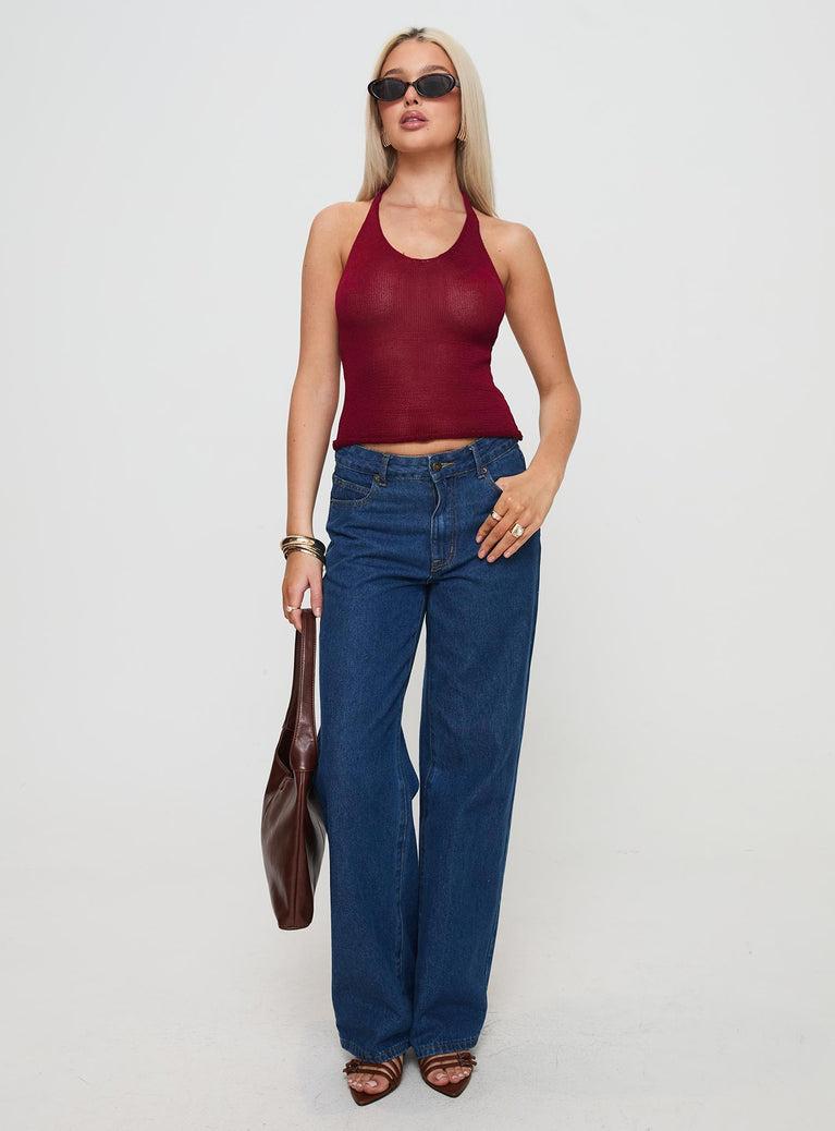 Priscilla Top Red Product Image