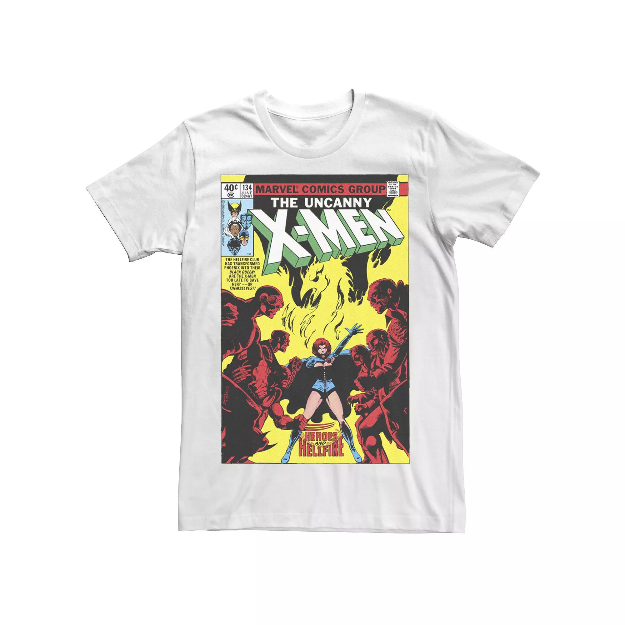 Men's Marvel X-Men Heroes And Hellfire Cover C1 Tee,  Product Image
