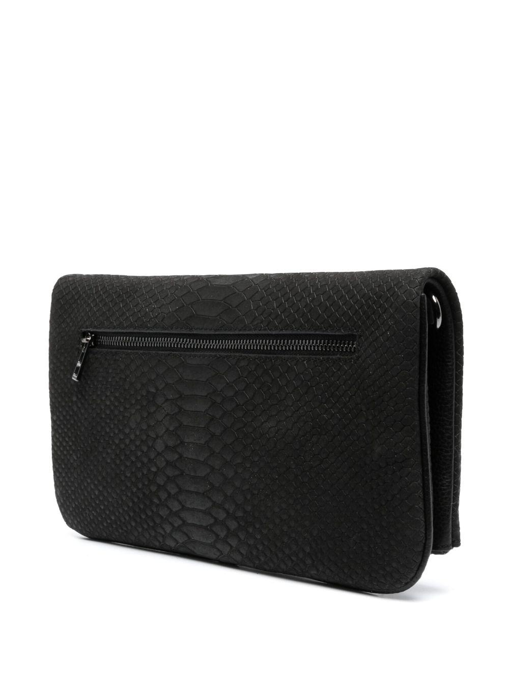 crocodile-embossed crossbody bag Product Image