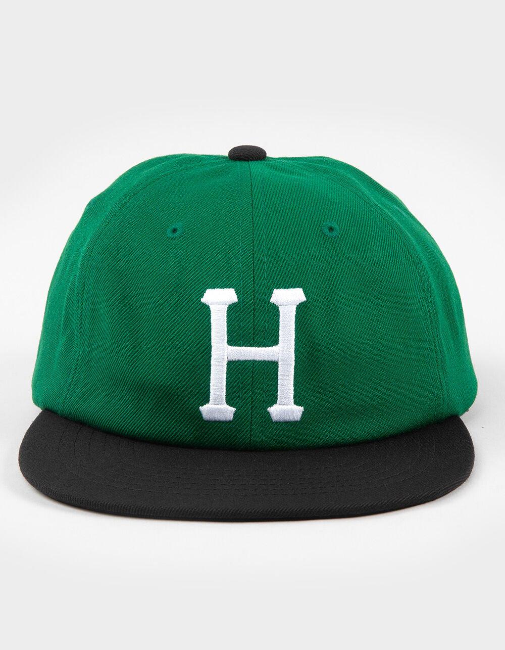 HUF Classic H 6 Panel Strapback Hat - BLACK Product Image