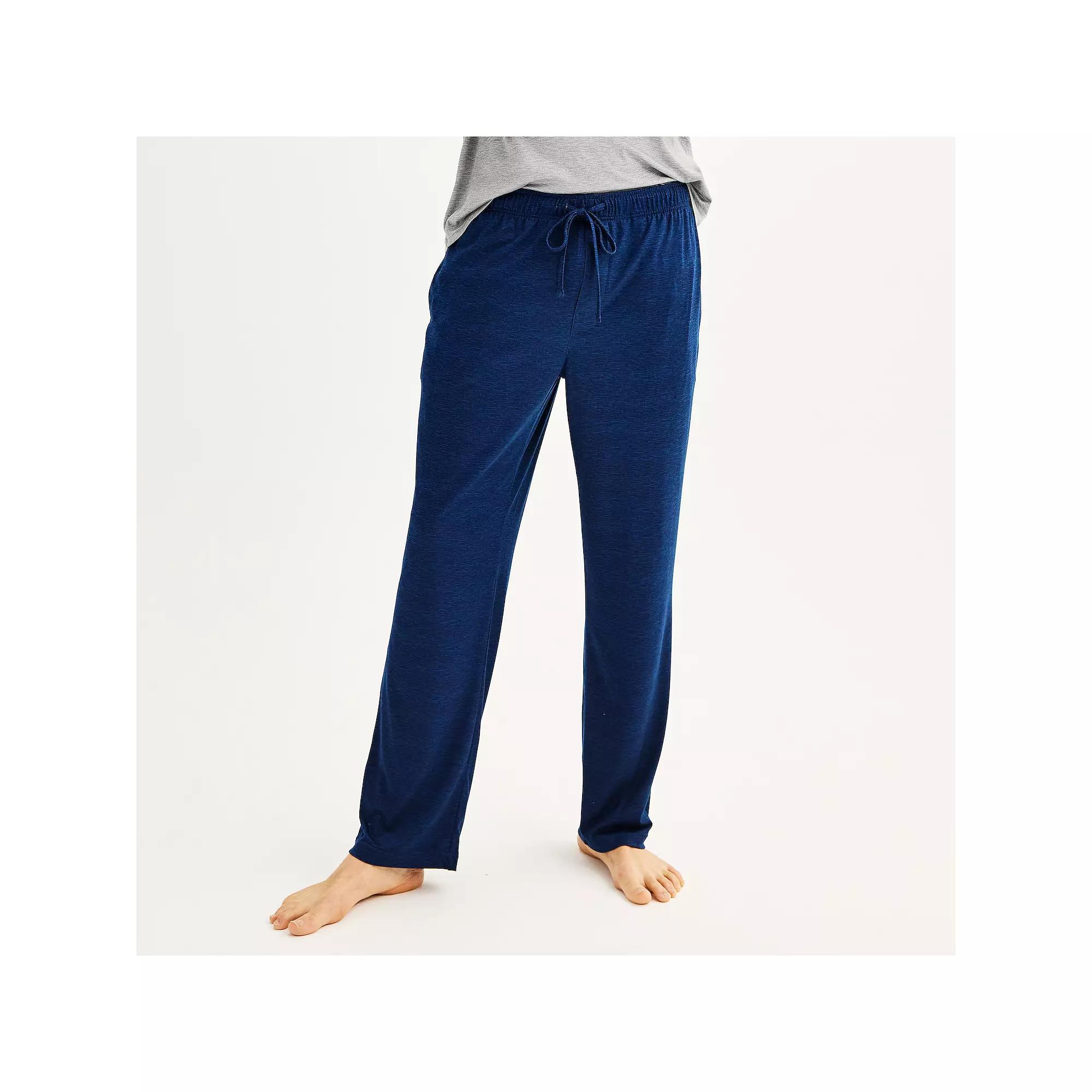 Men's Sonoma Goods For Life® Supersoft Drawstring Pajama Pants, Size: Large, Blue Space Dye Product Image