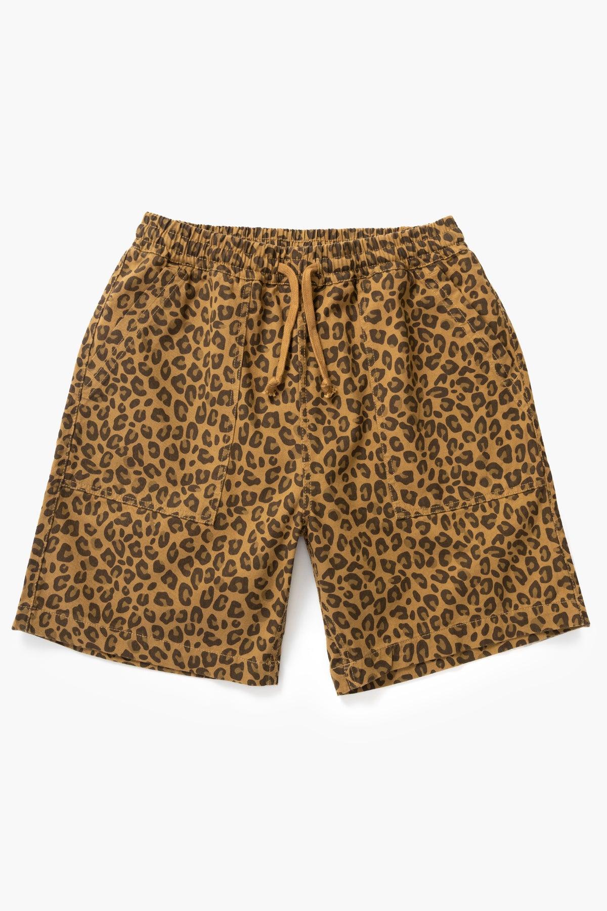 Patterned Chef Shorts - Leopard Product Image
