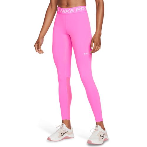 Womens Nike Pro Mid-Rise Mesh-Paneled Leggings | CZ9779-675 Product Image