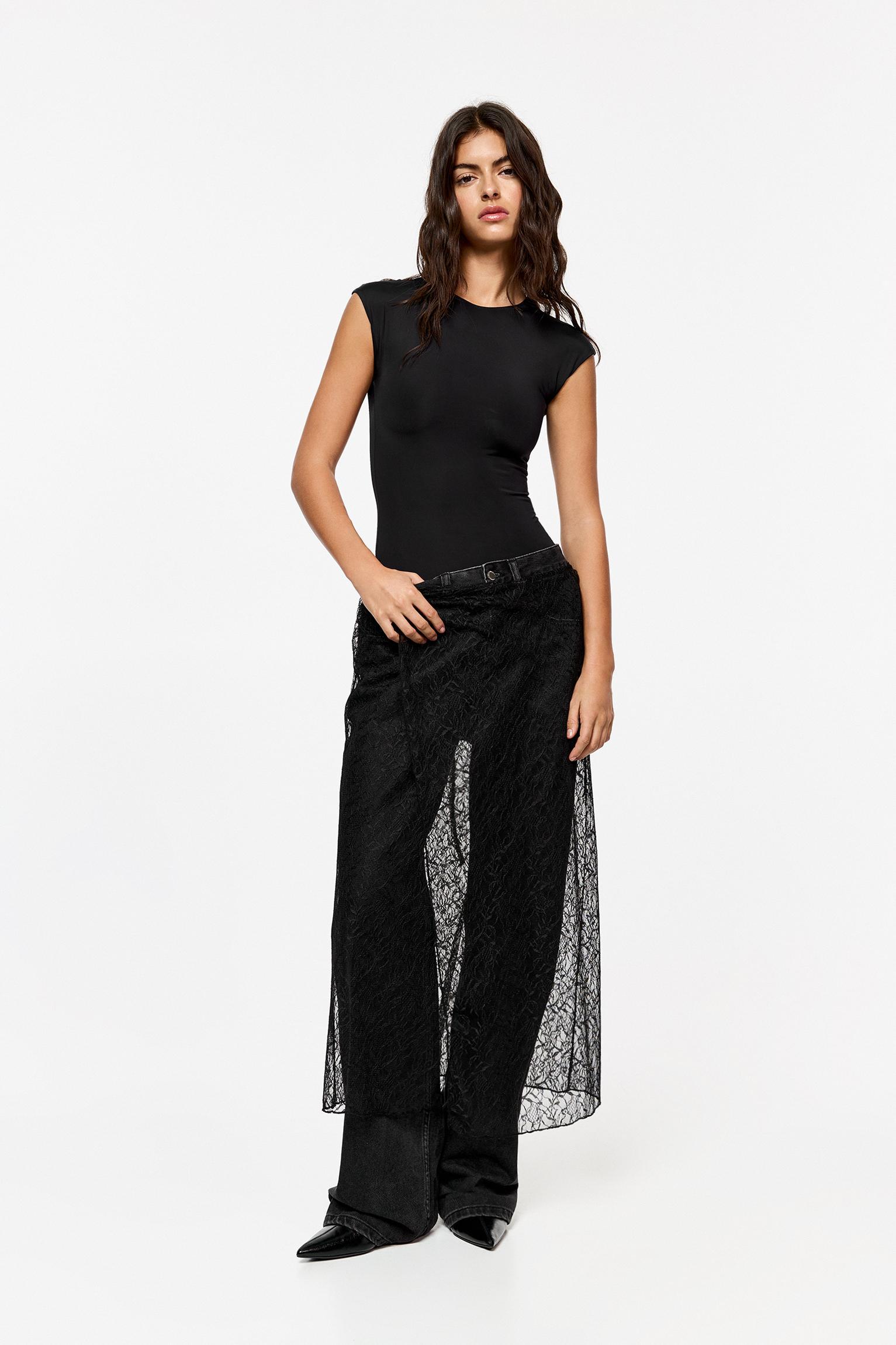 Short sleeve polyamide bodysuit Product Image