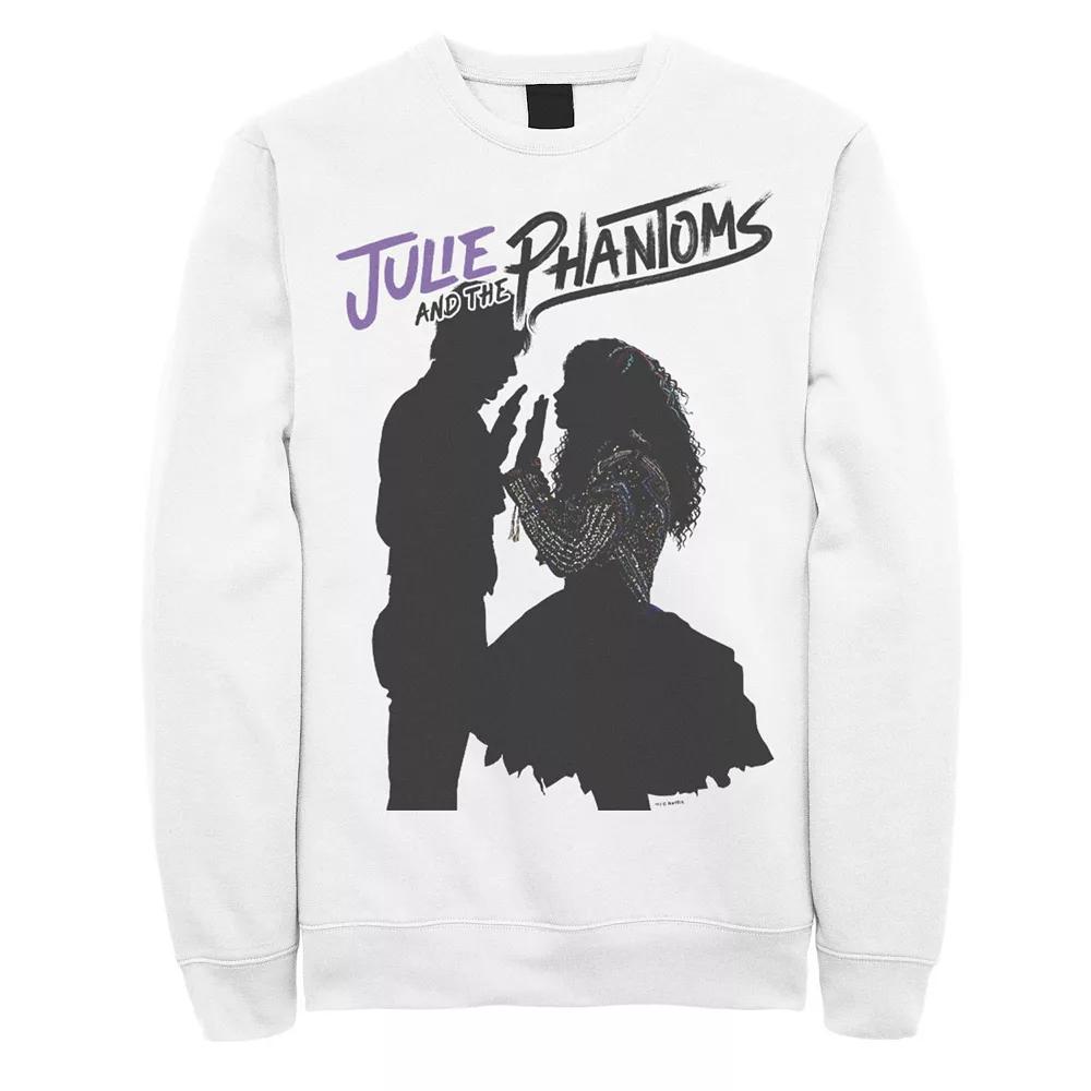 Men's Julie And The Phantoms Silhouettes Sweatshirt, Size: Small, White Product Image