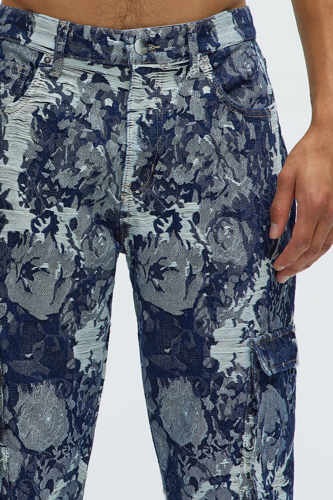 Inspired Stacked Skinny Flare Jeans - Dark Wash Product Image