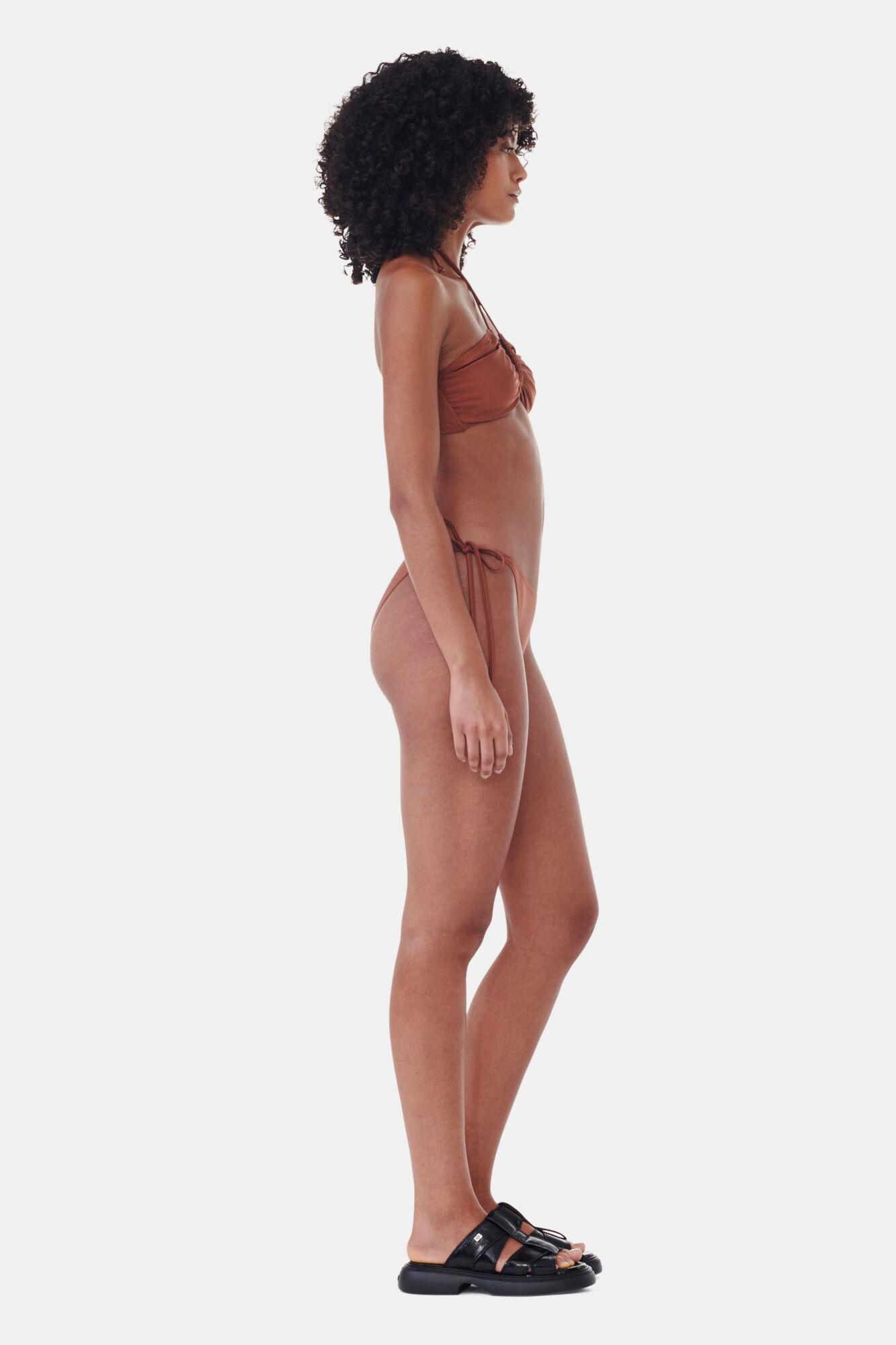 Brown String Bikini Briefs Product Image