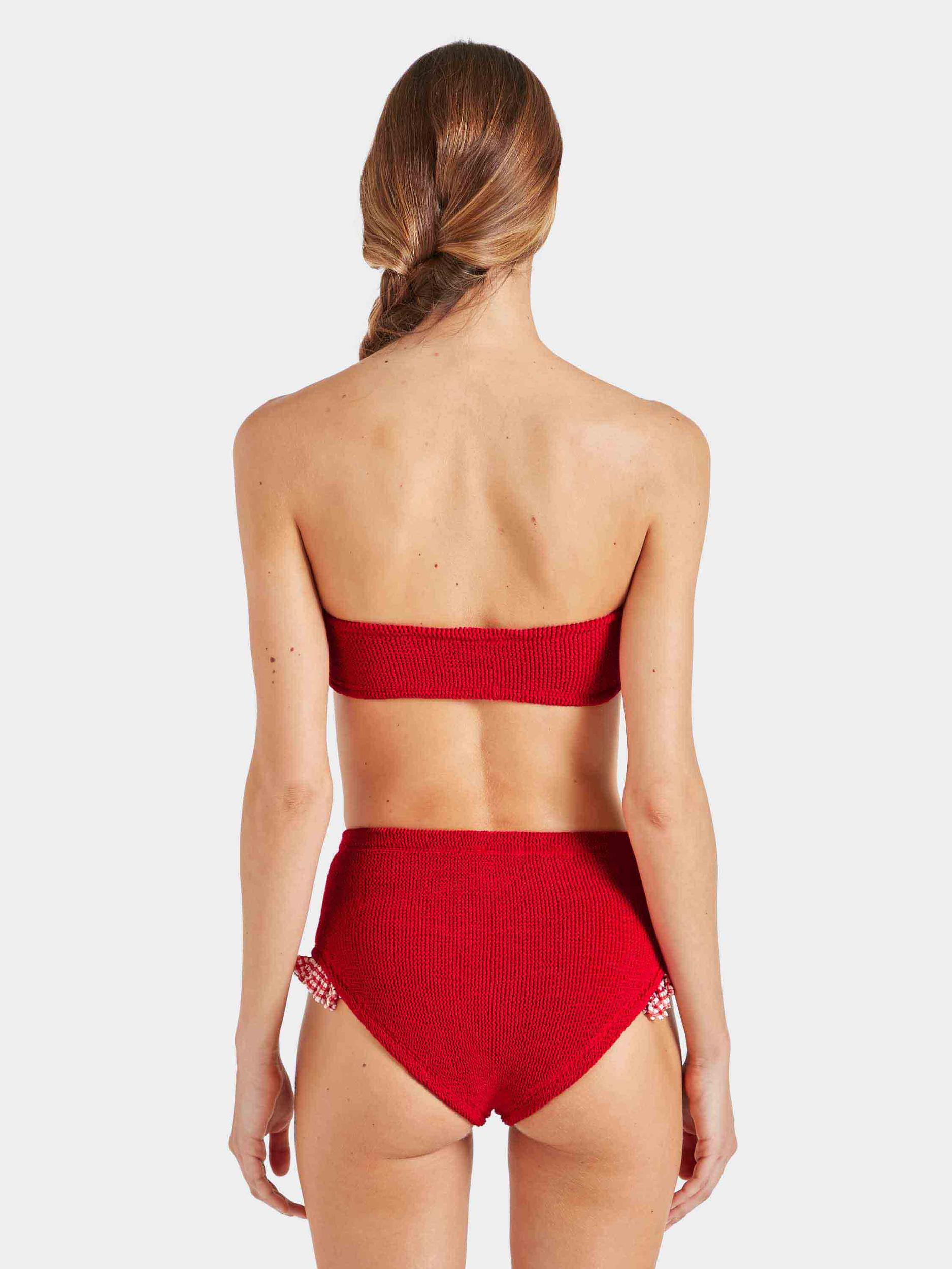 Peggy Bikini - Red Gingham Product Image