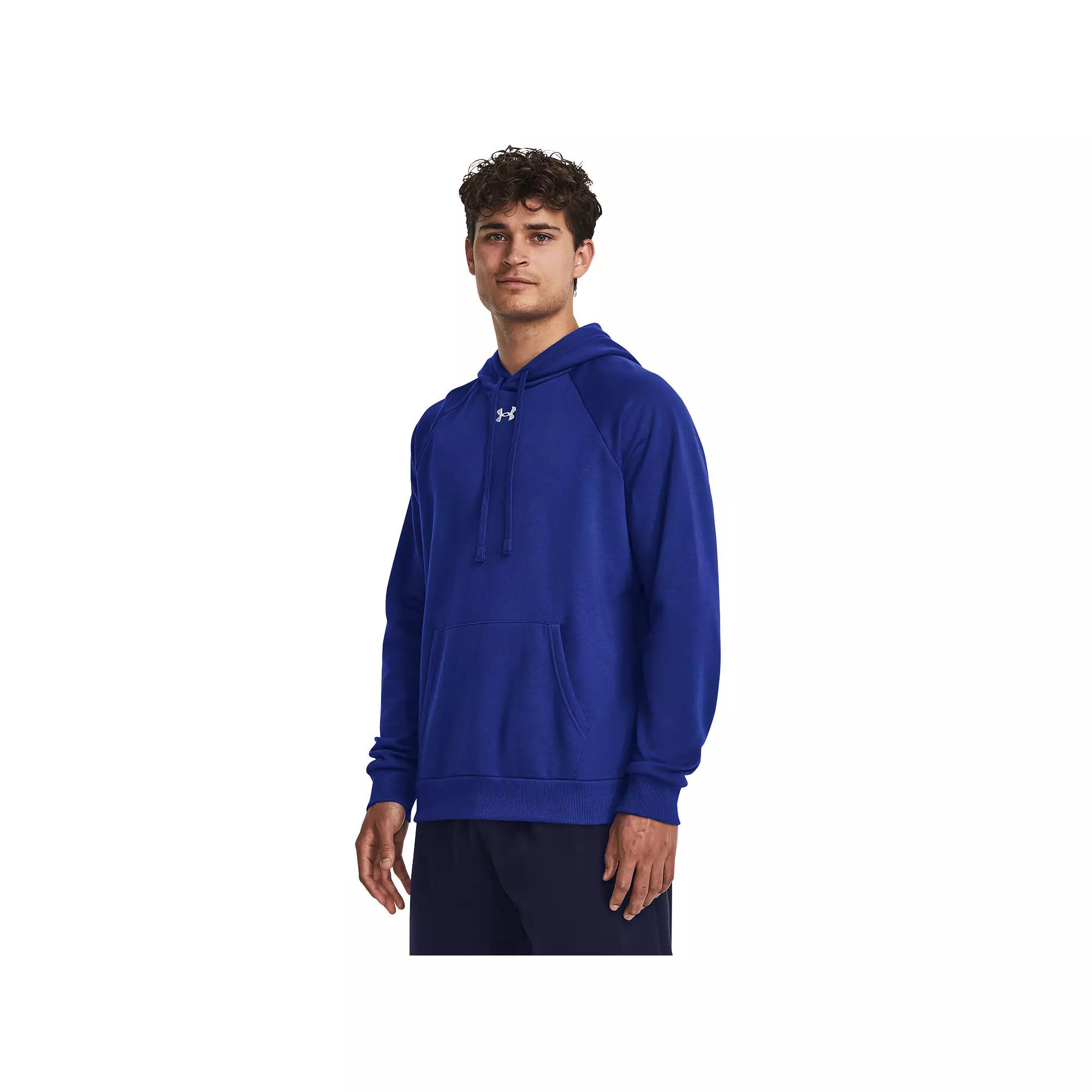 Men's Under Armour Solid Rival Fleece Hoodie,  Product Image