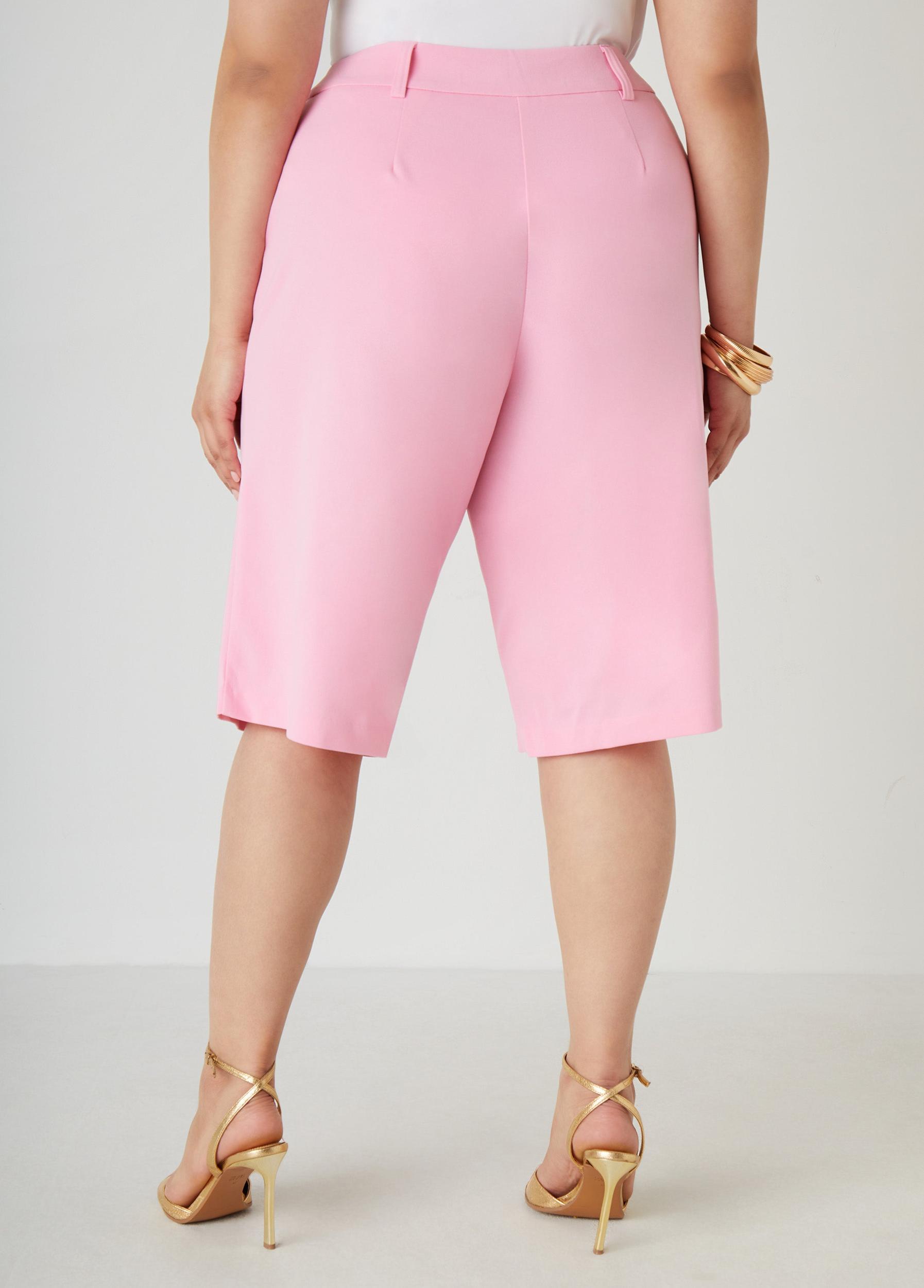 Pleated Crepe Shorts Product Image