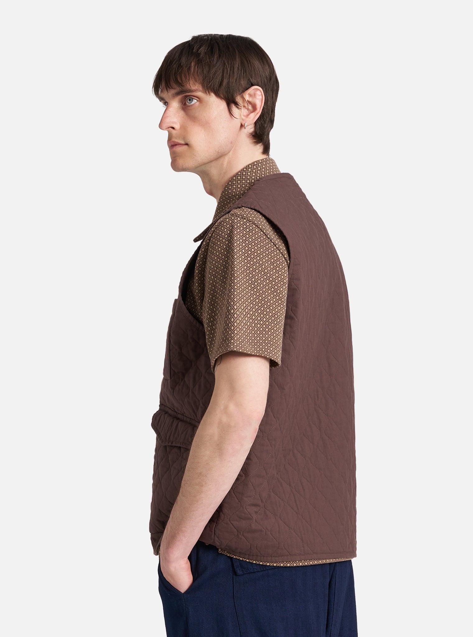 Brown Quilt Cotton Gower Jacket Product Image