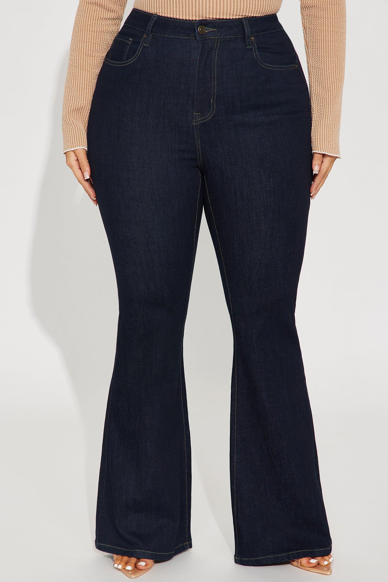 Milana Sculpting Stretch Flare Jeans - Dark Wash Product Image