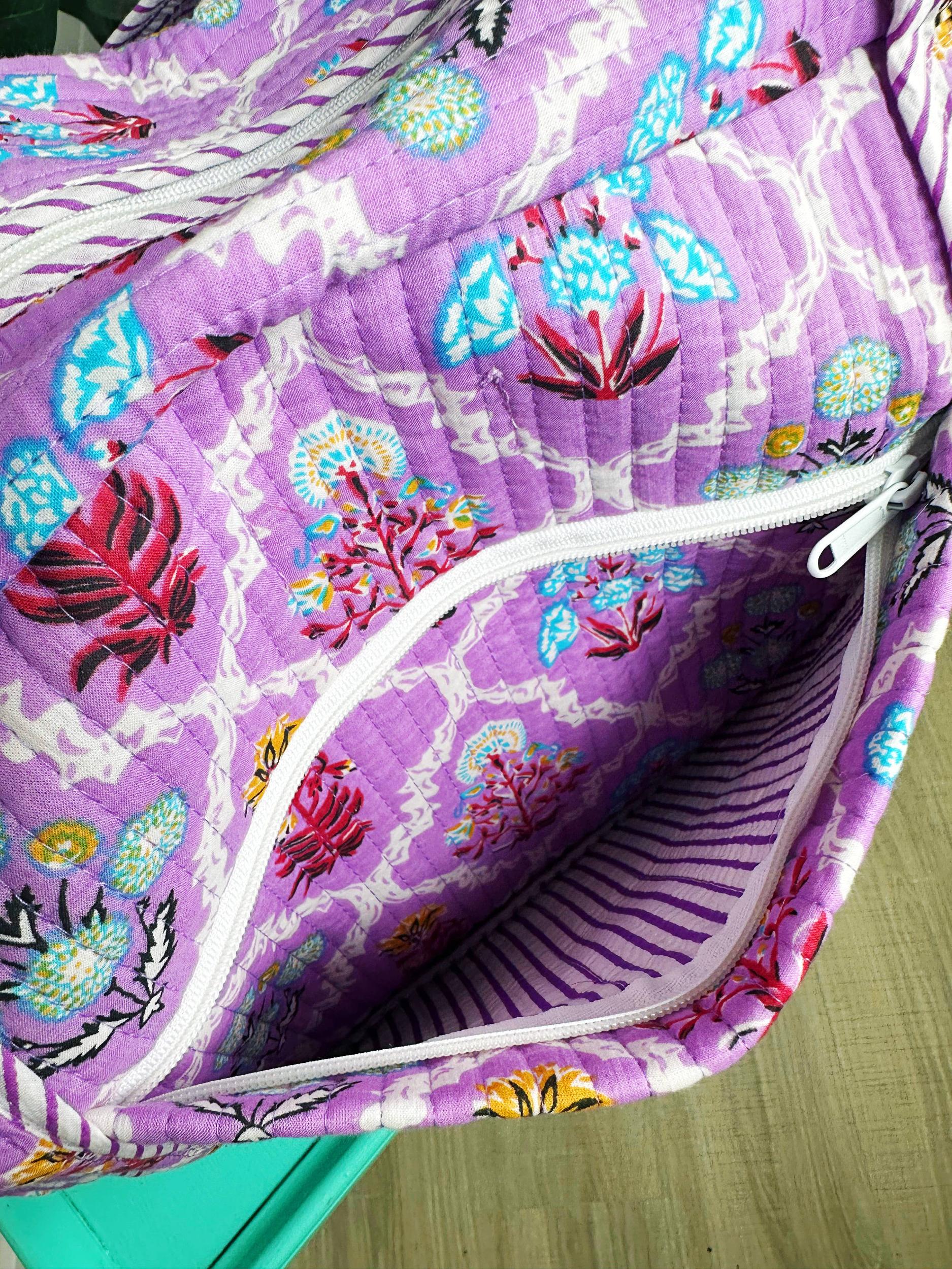 Cottage Floral Quilted Tote Bag Product Image