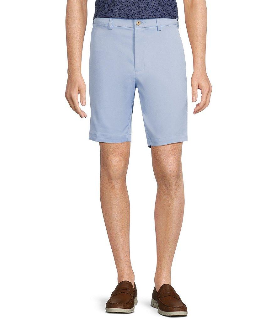 Roundtree & Yorke The Fairway 9#double; Flat Front Classic Fit Performance Shorts Product Image