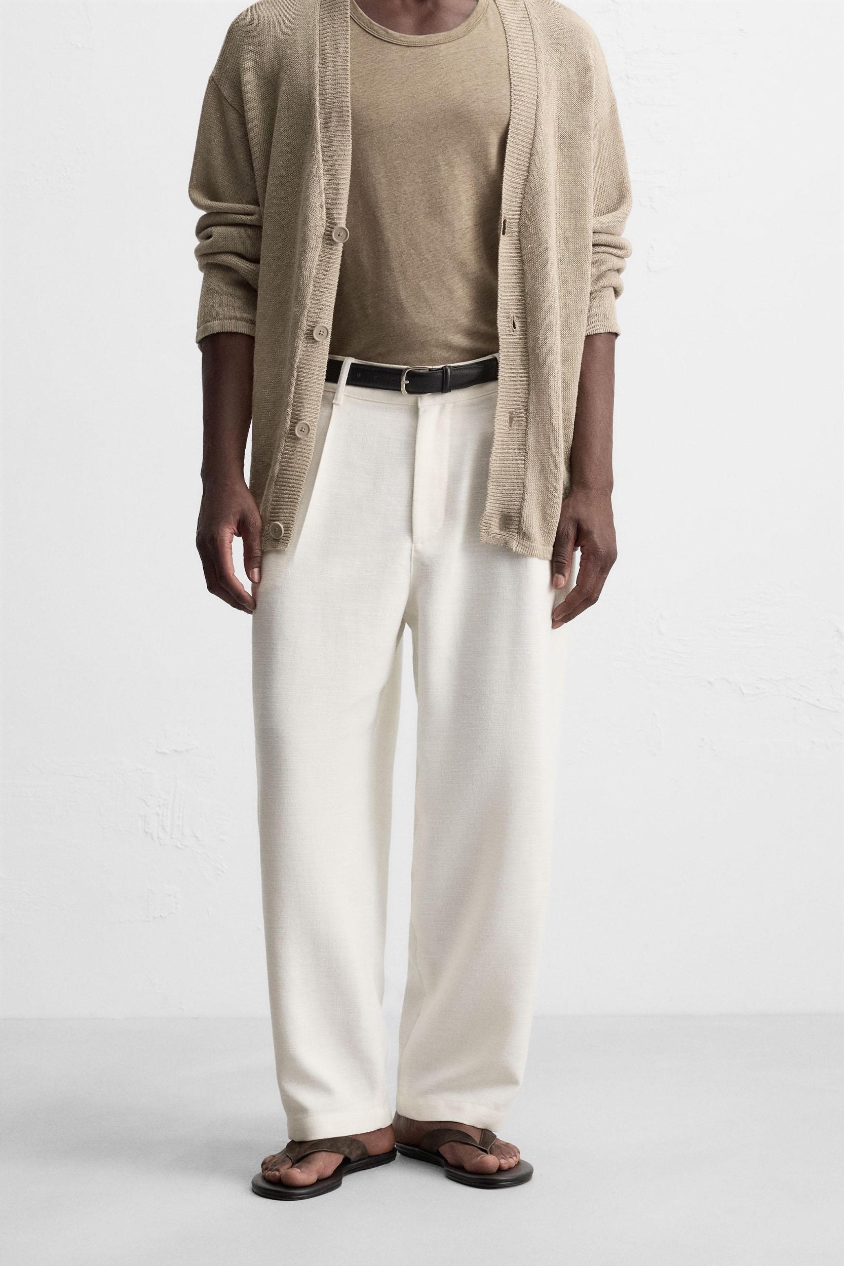 PLEATED RELAXED FIT PANTS Product Image