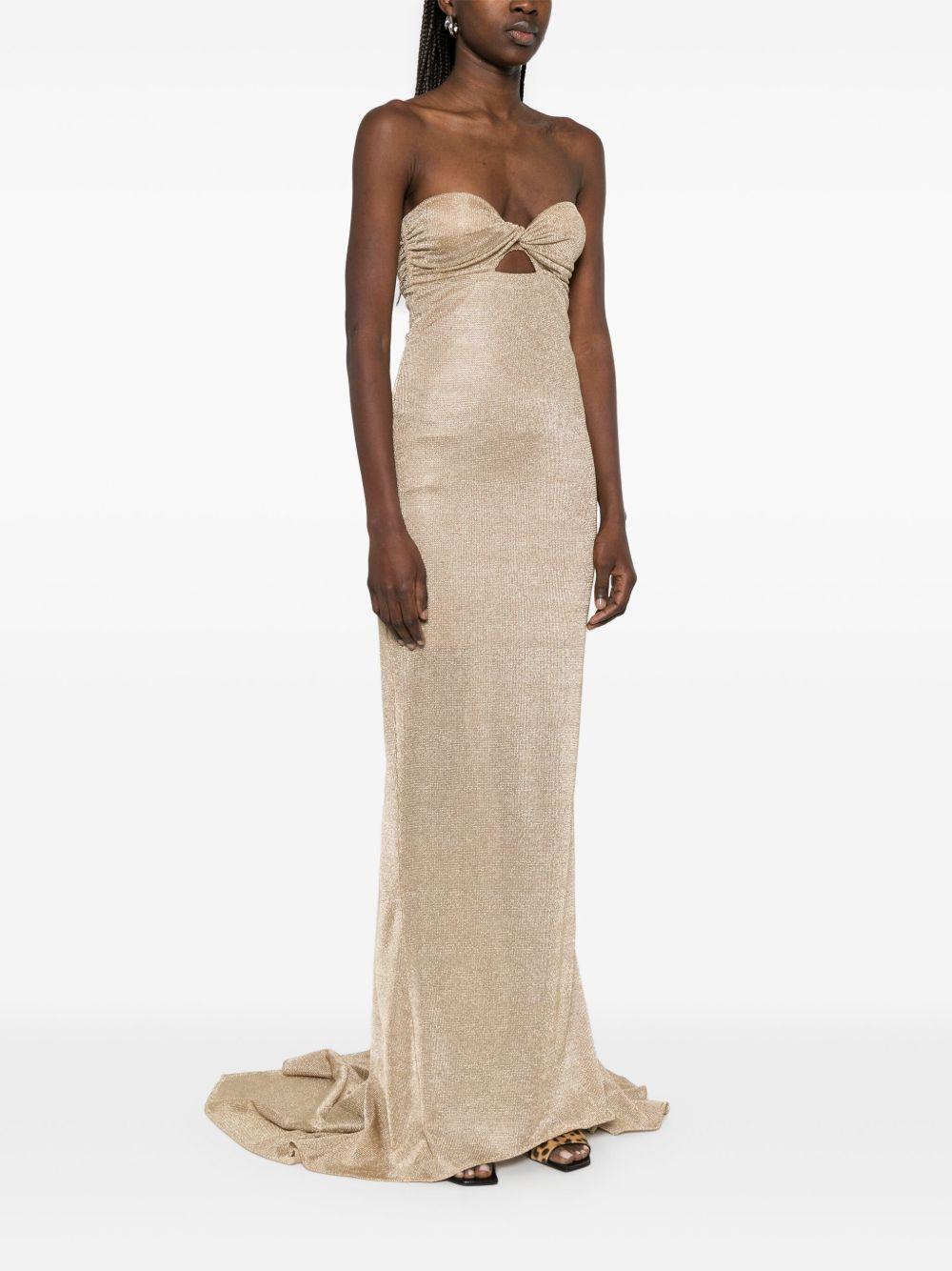 metallic threading maxi dress Product Image