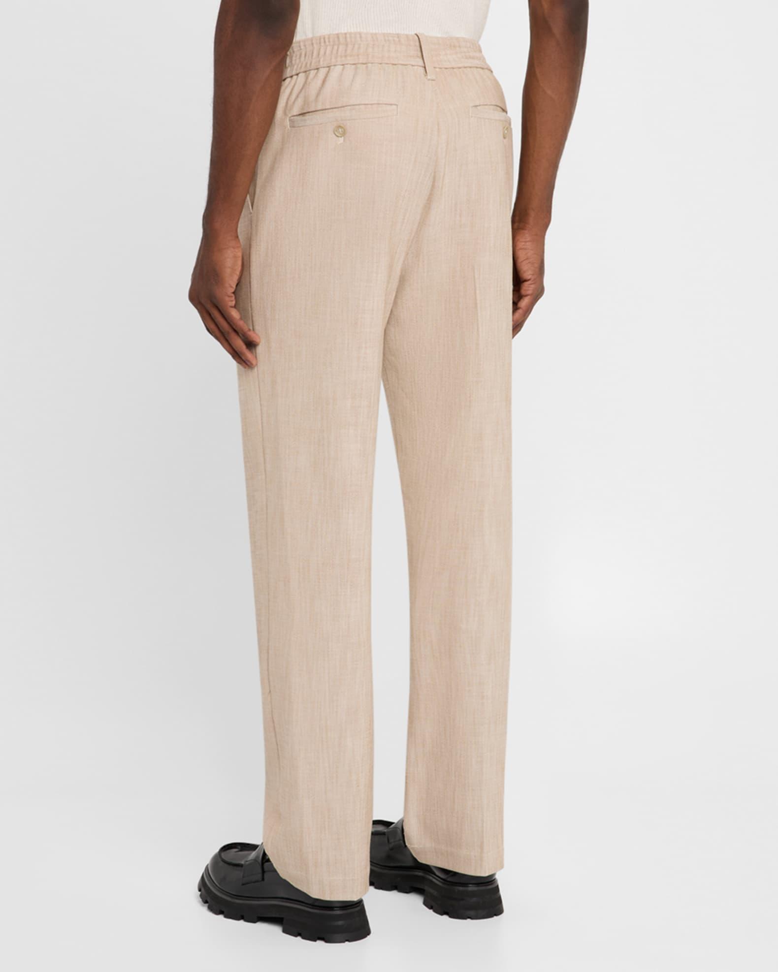 Men's Pleated Pull-On Pants Product Image